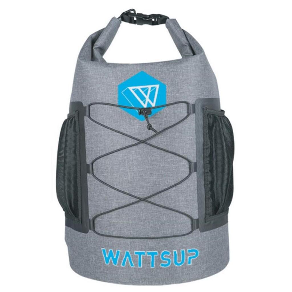 Waterproof bag 22L - Deck bag - Bottle storage: 2 - Grey