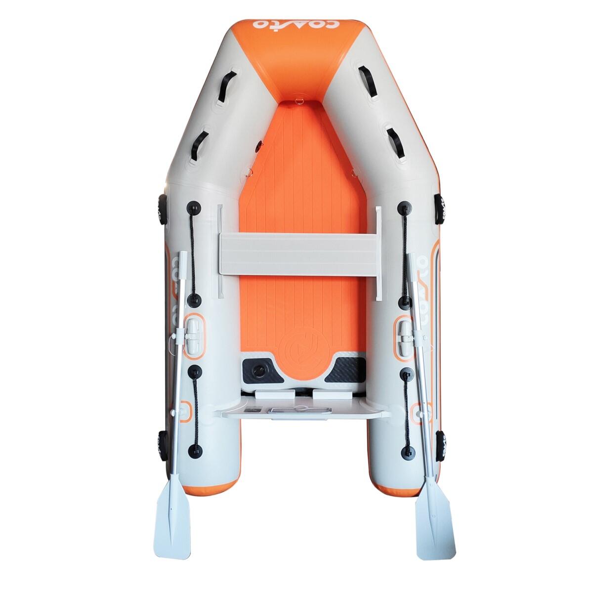 Barco Insuflável DS 230 Dropstitch - 230x140cm - Laranja/Cinza - Máx 310kg/4CV 5/7