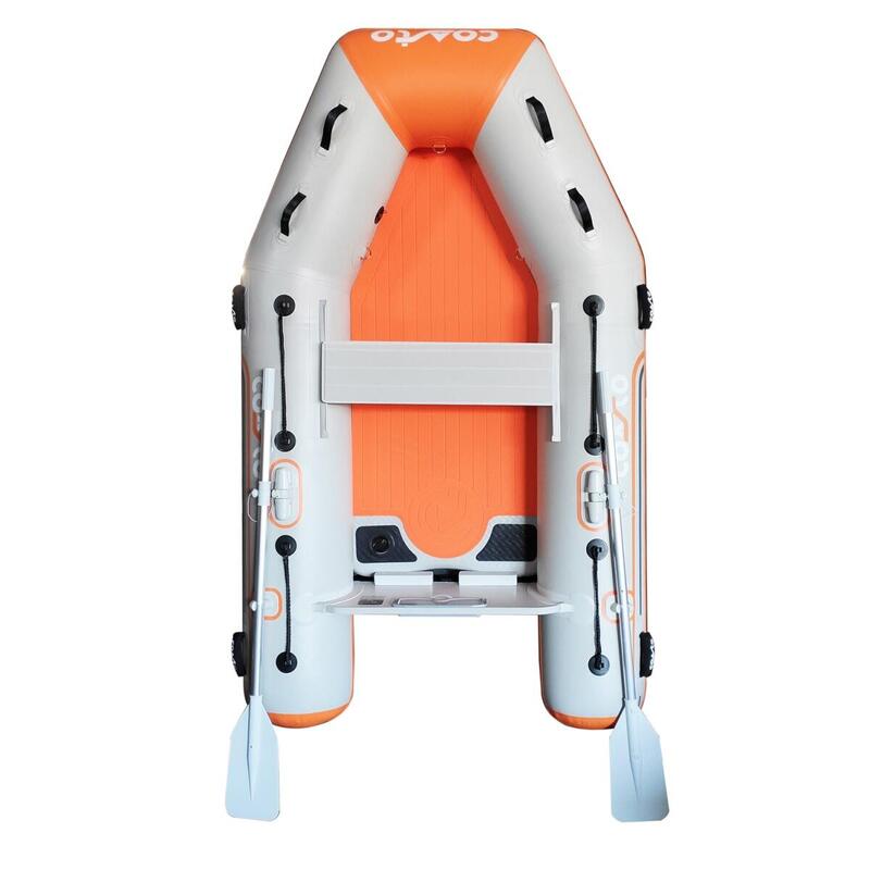 Barcă gonflabilă DS 250 Dropstitch - 250x140cm - Orange/Grey - Max 310 kg/ 4CV
