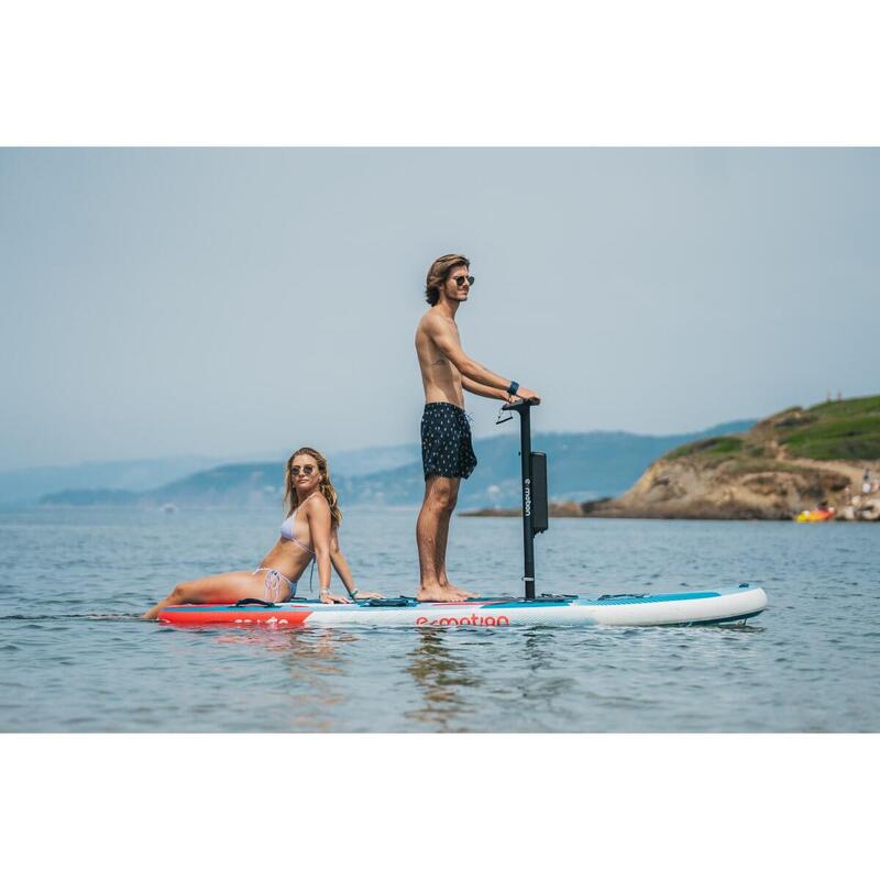 Stand Up Paddle gonflabil electric cu ghidon - Motor 500W - Pachet complet