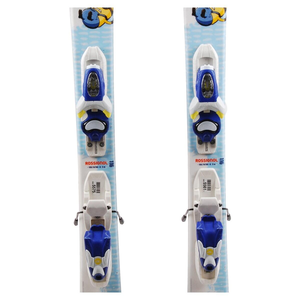 RECONDITIONNE - Ski Junior Rossignol Despicable Me Minion + Fixations 3/5