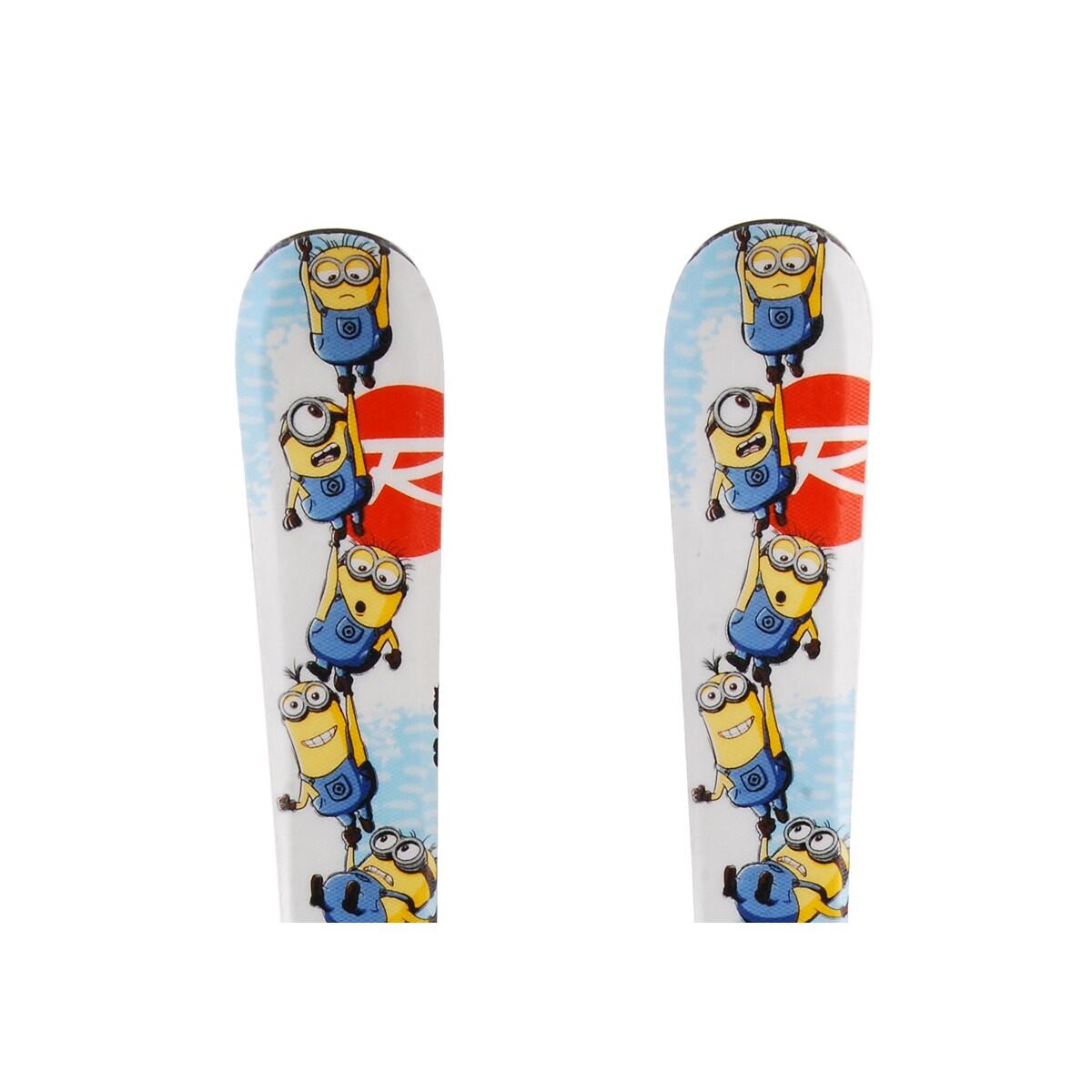 RECONDITIONNE - Ski Junior Rossignol Despicable Me Minion + Fixations 2/5