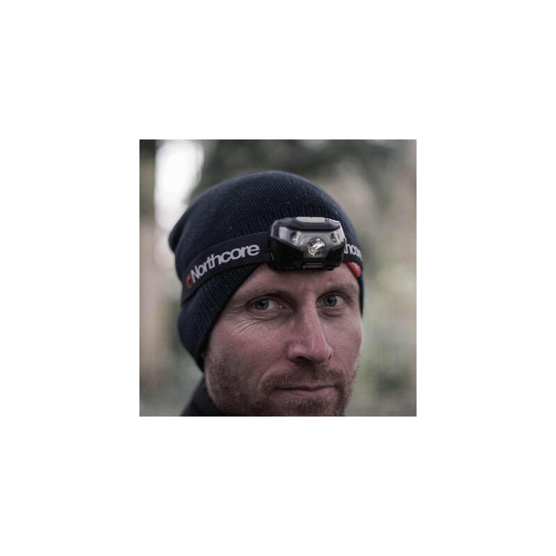 USB Head Torch Black NORTHCORE Decathlon