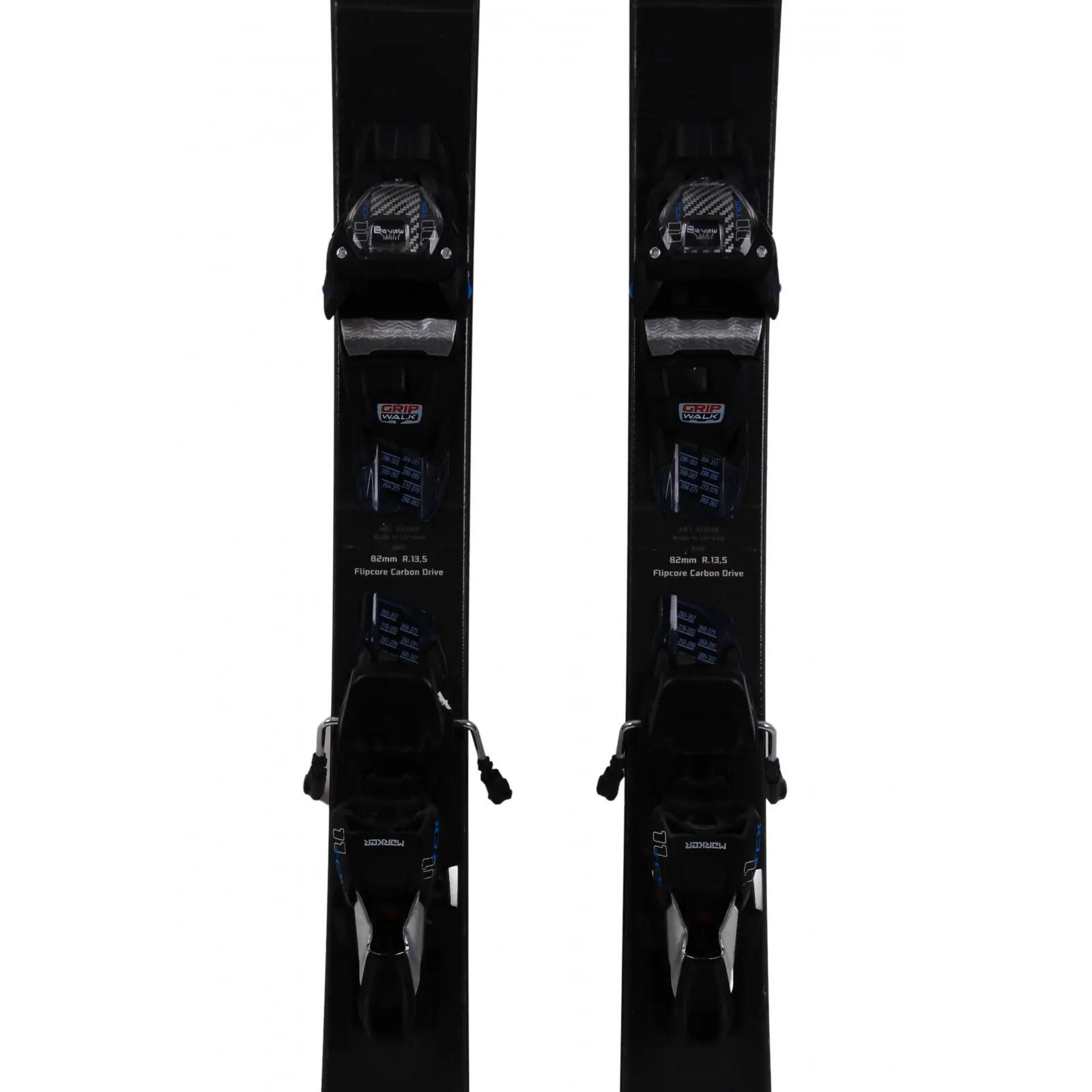 RECONDITIONNE - Ski Blizzard Brahma 82 Sp + Fixations 3/5