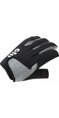 Deckhand Segelhandschuhe Langfinger schwarz