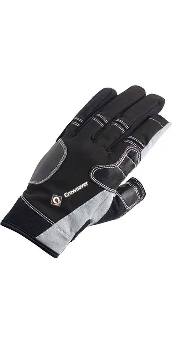 Gants Longs Trois Doigts Noir - Adulte 2/5