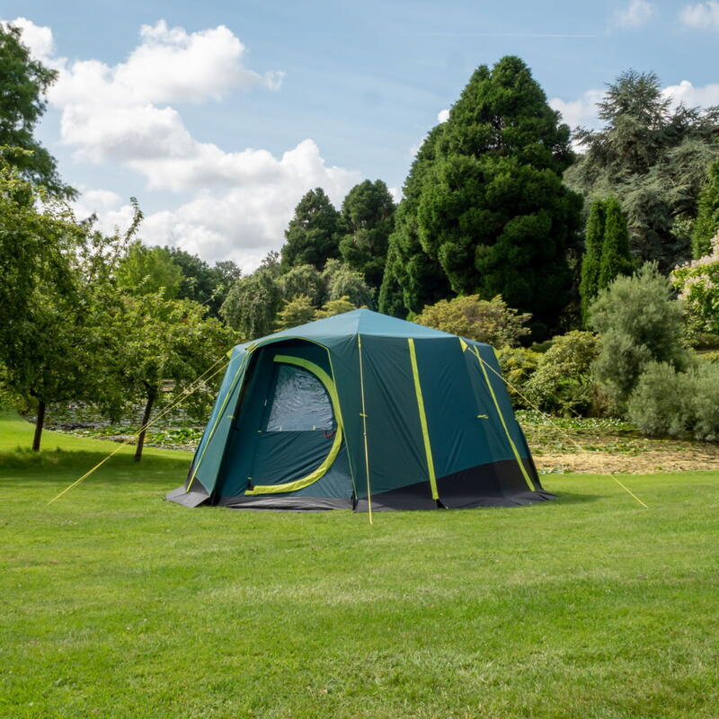 Coleman OctaGon 8-Person Glamping Tent with Sewn-in Groundsheet