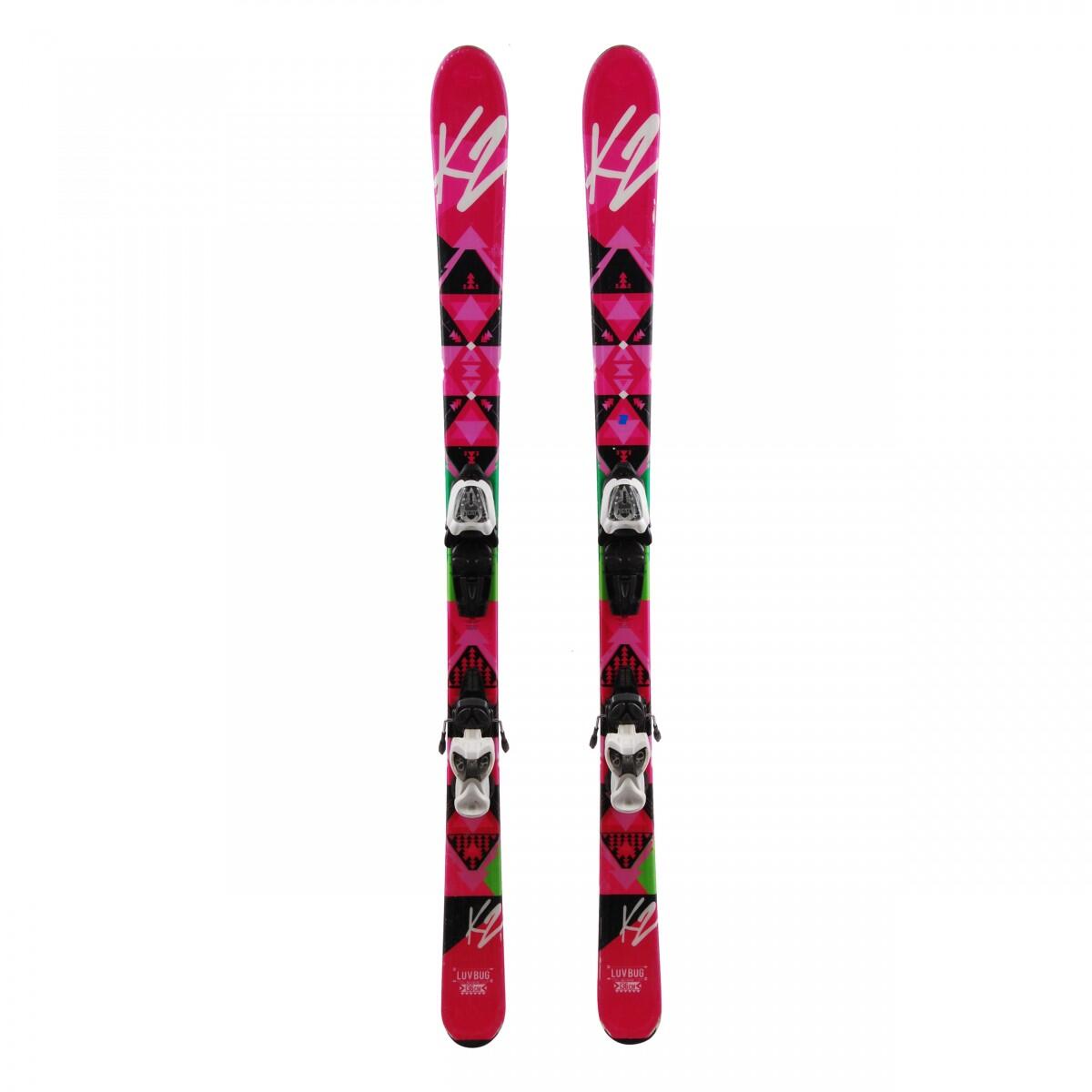 K2 SECOND HAND - Usato Ski Junior K2 Luv Bug + Attacchi - BUONO