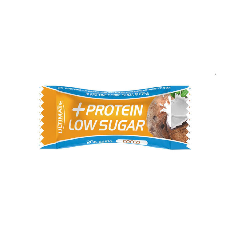 Integratore alimentare - BARRETTE MINI + PROTEIN LOW SUGAR COCCO – 7pz da 20g 2/7