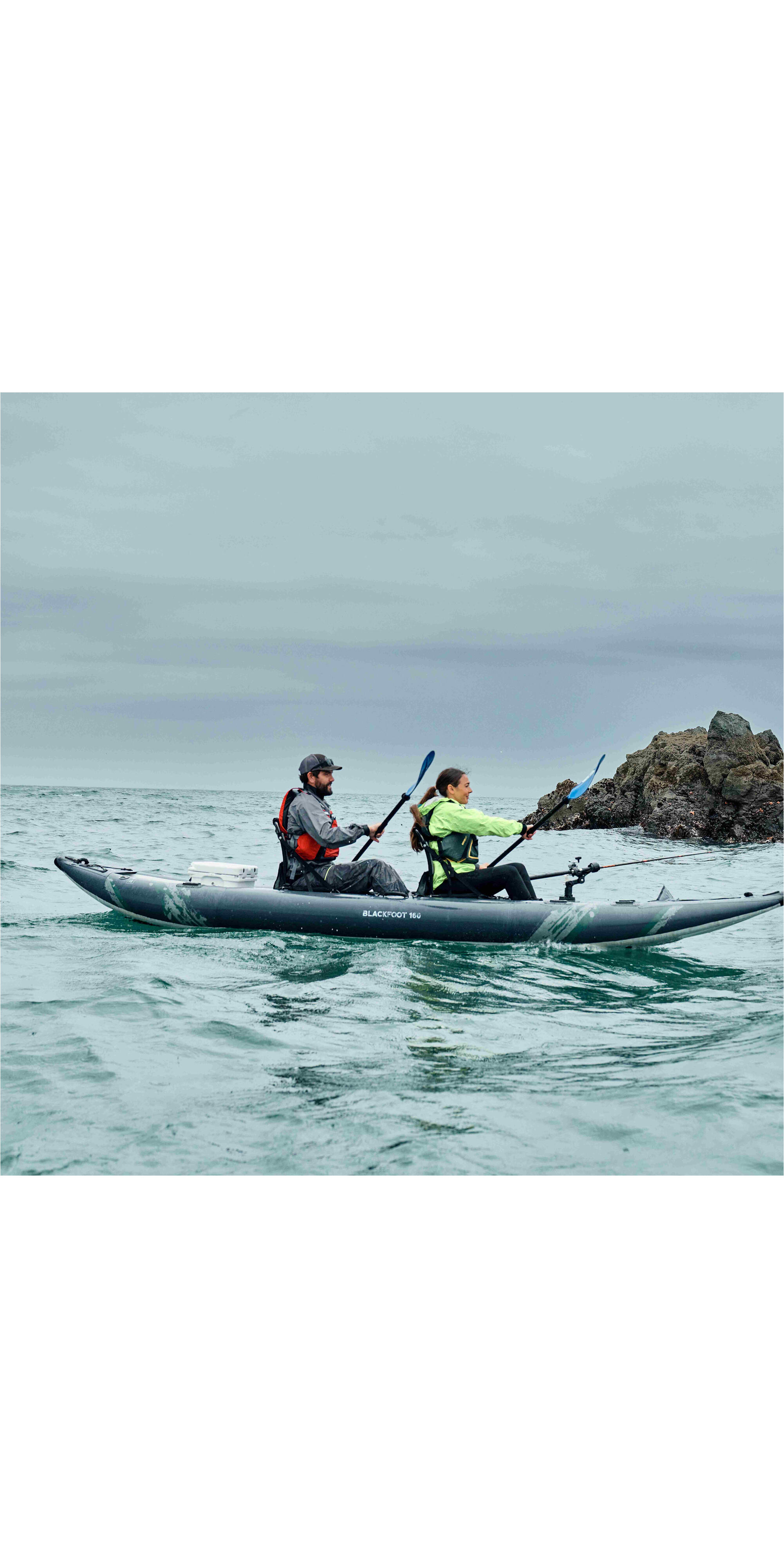 Blackfoot Angler 160 2 Person Inflatable Kayak 4/5
