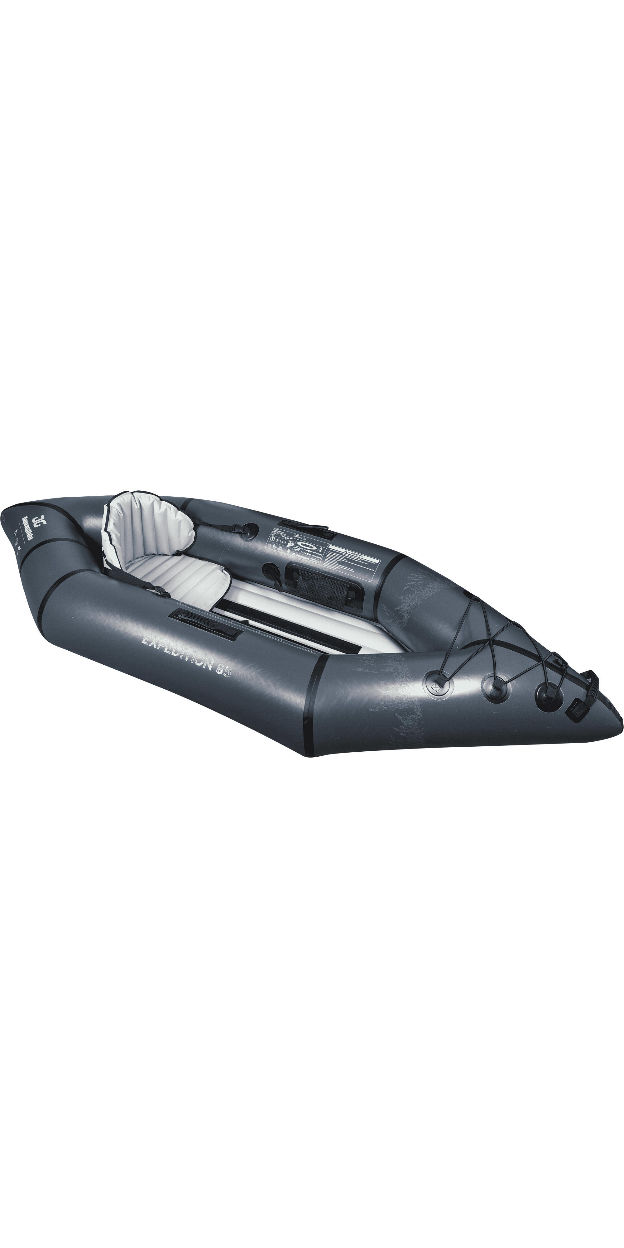 Backwoods Expedition 85 Ultralight 1 Person Kayak - Navy 3/4