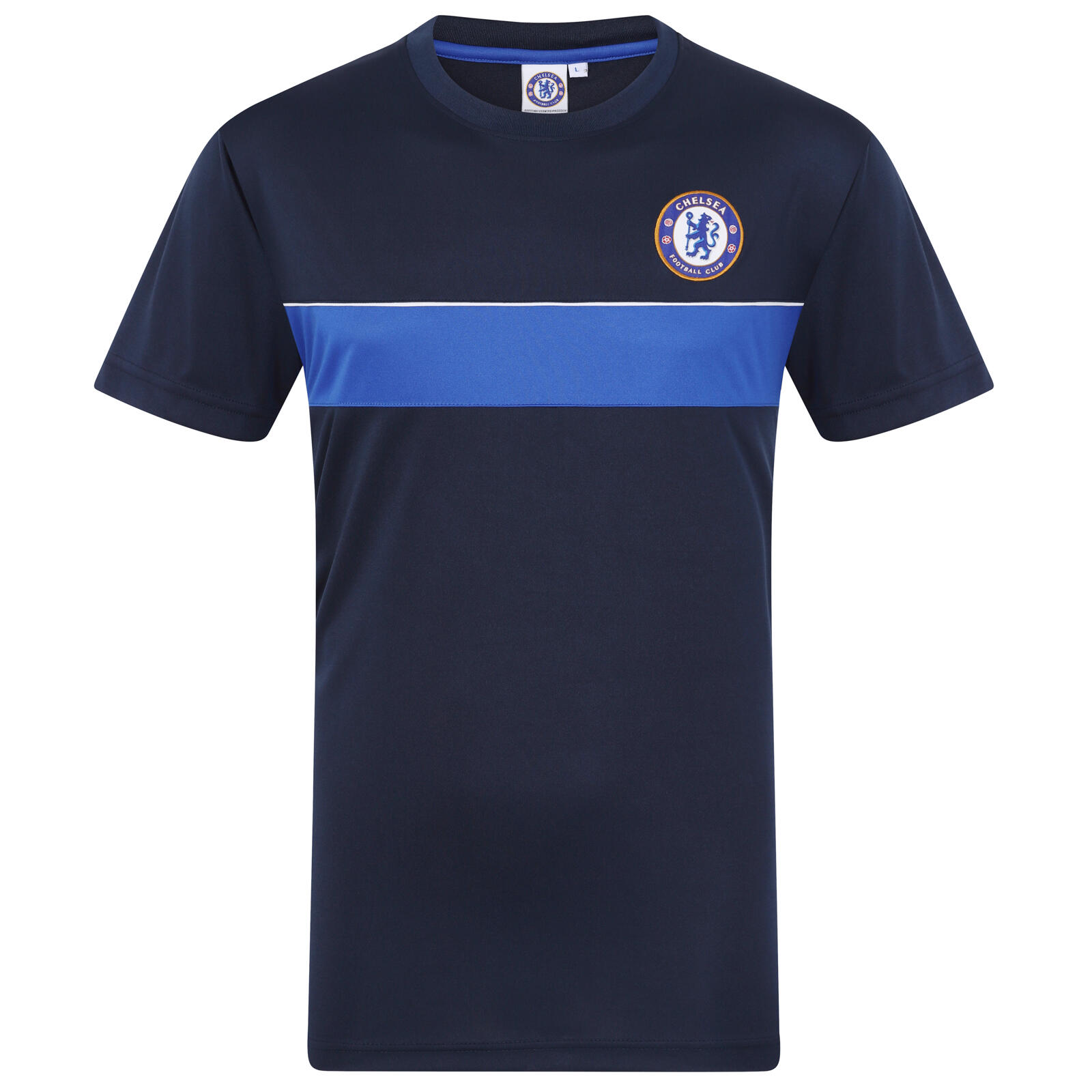 CHELSEA Chelsea FC Mens T-Shirt Poly Training Kit OFFICIAL Football Gift