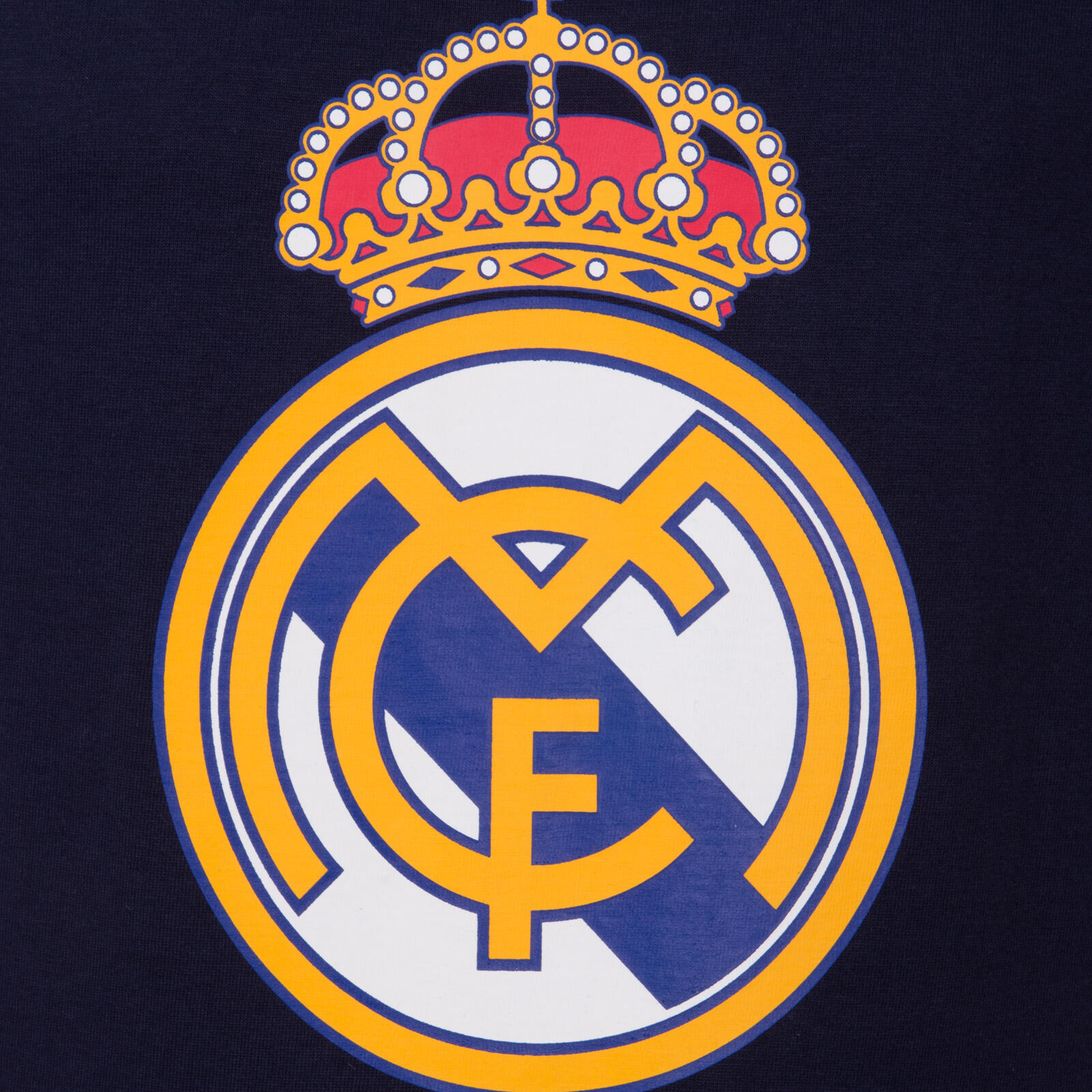 Real Madrid Boys T-Shirt Crest Kids OFFICIAL Football Gift 2/3