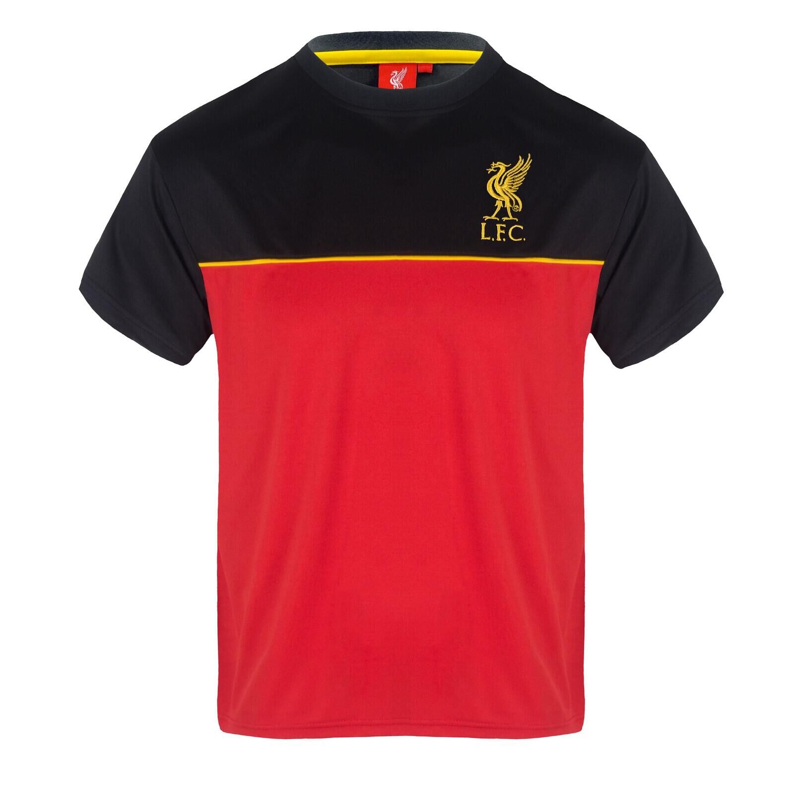 LIVERPOOL FC Liverpool FC Boys T-Shirt Poly Training Kit Kids OFFICIAL Football Gift