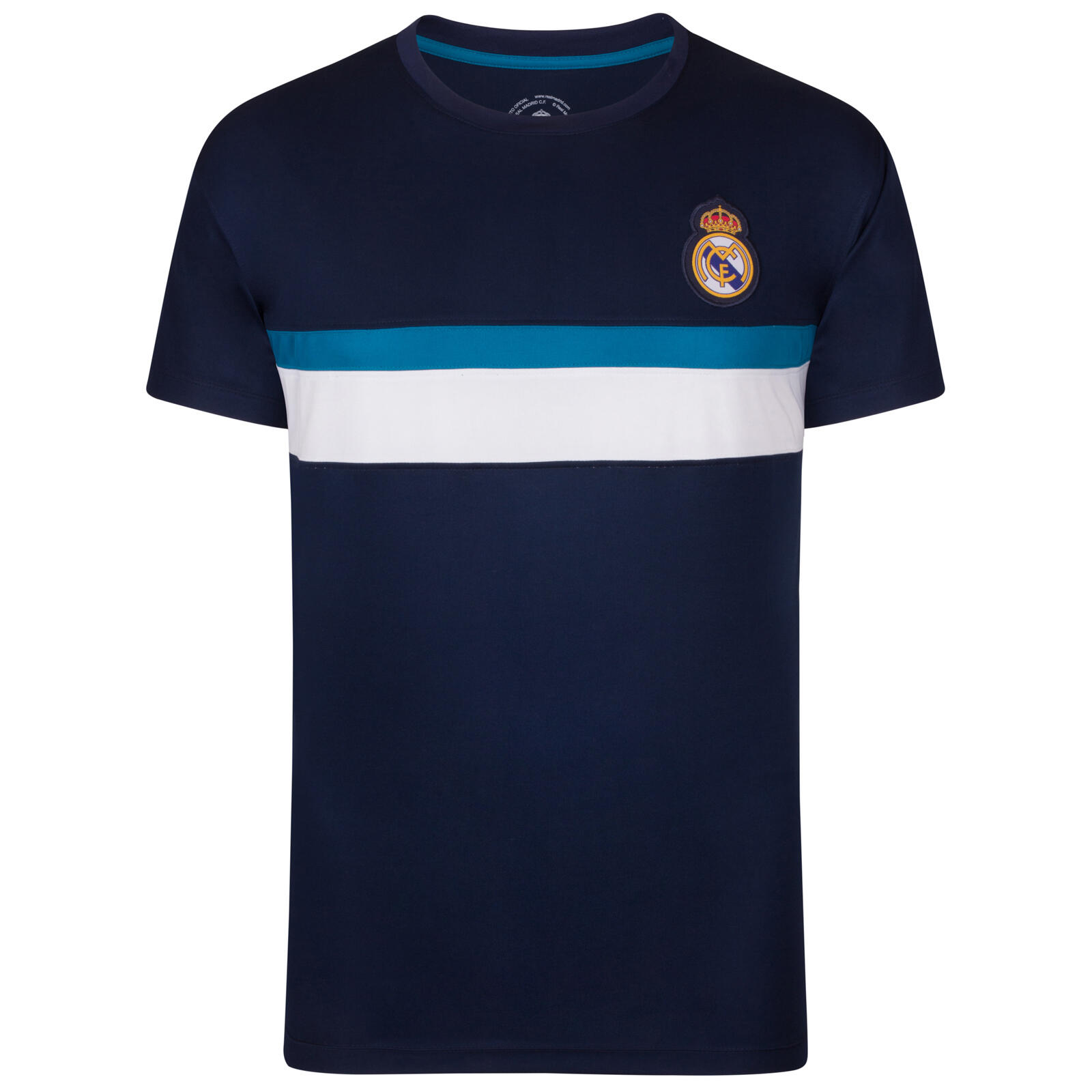 REAL MADRID Real Madrid Mens T-Shirt Poly Training Kit OFFICIAL Football Gift