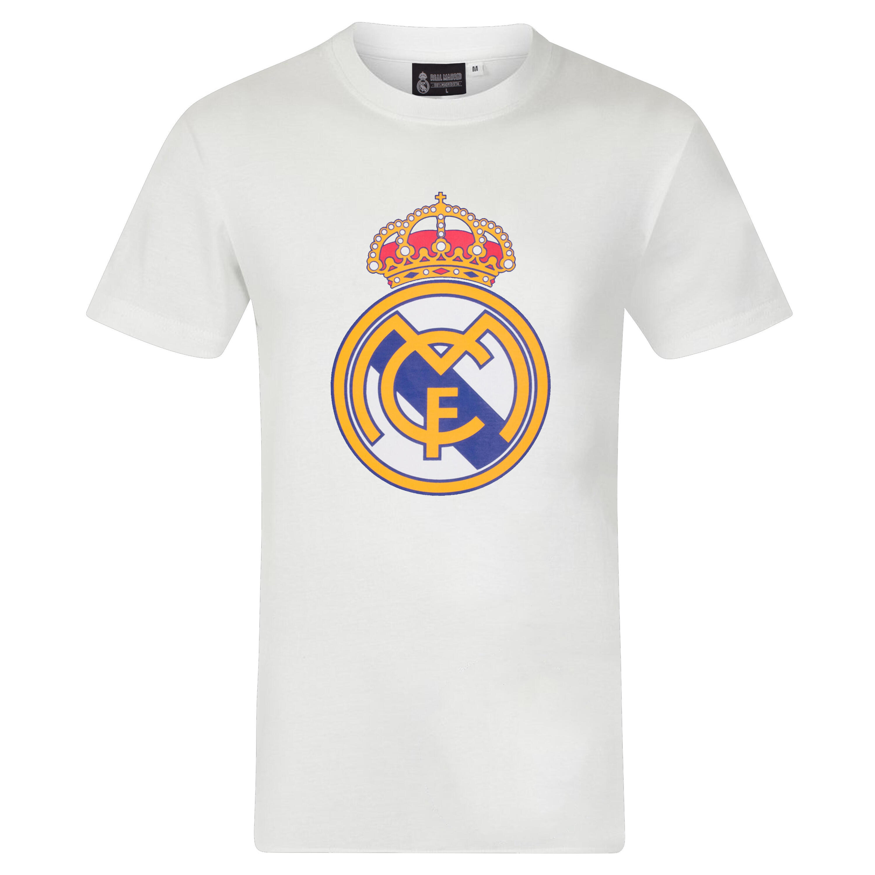 Real Madrid Boys T-Shirt Crest Kids OFFICIAL Football Gift 1/3