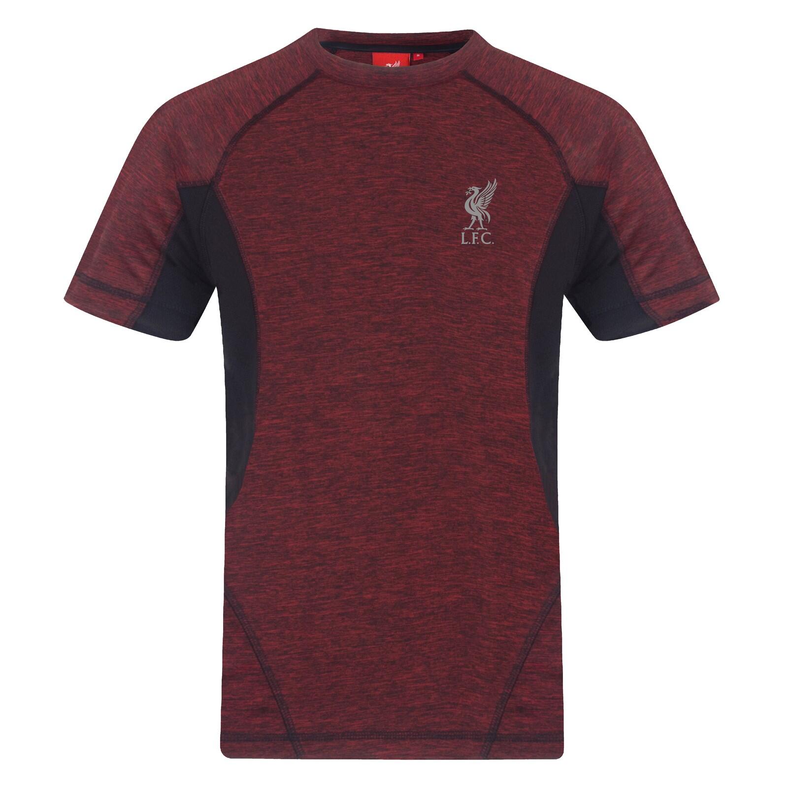 Liverpool FC Mens T-Shirt Poly Training Kit OFFICIAL Football Gift 1/2