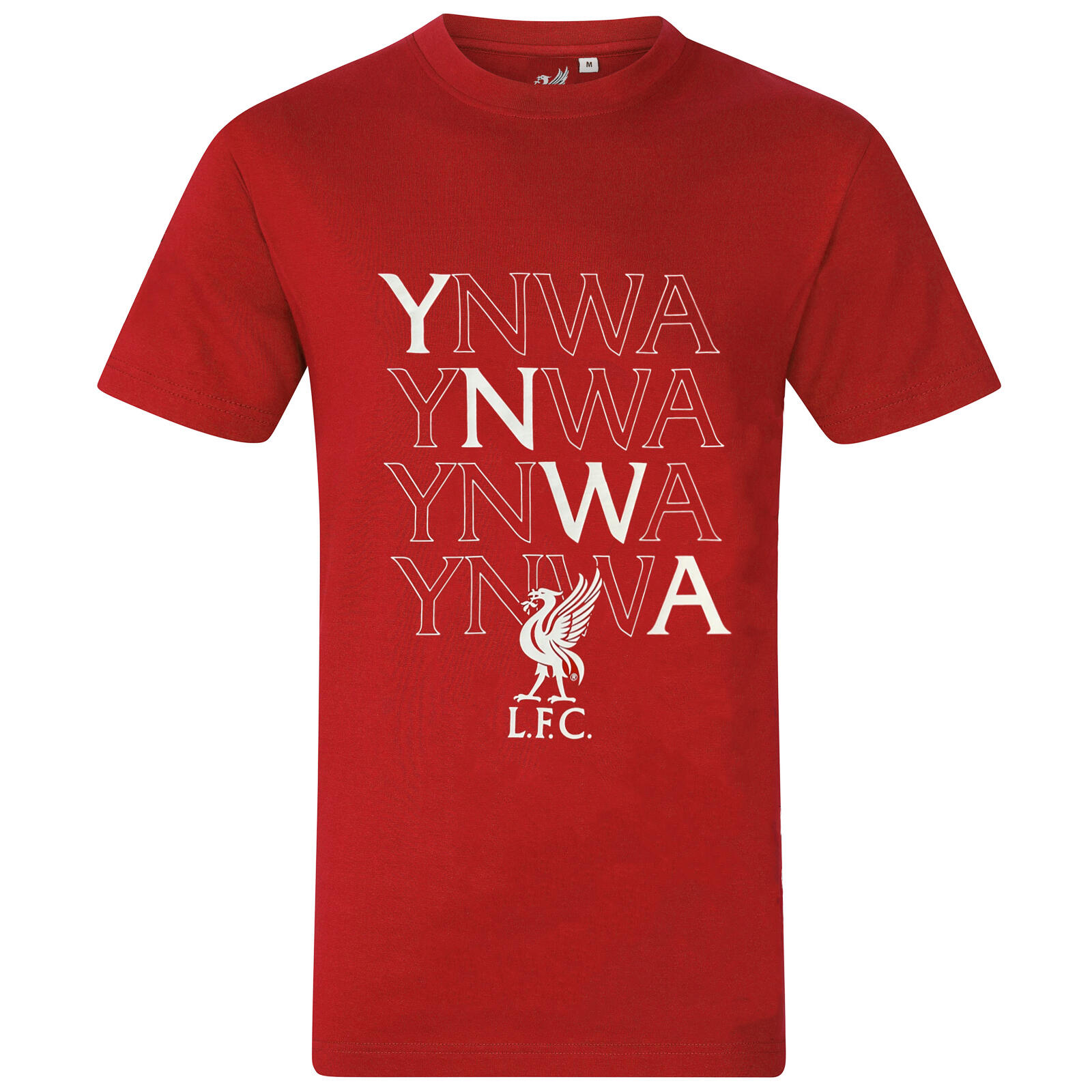 LIVERPOOL FC Liverpool FC Mens T-Shirt YNWA Crest Graphic OFFICIAL Football Gift