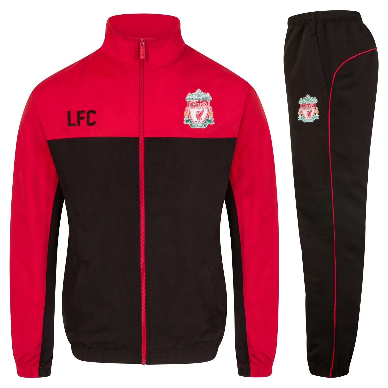 LIVERPOOL FC Liverpool FC Boys Tracksuit Jacket & Pants Set Kids OFFICIAL Football Gift