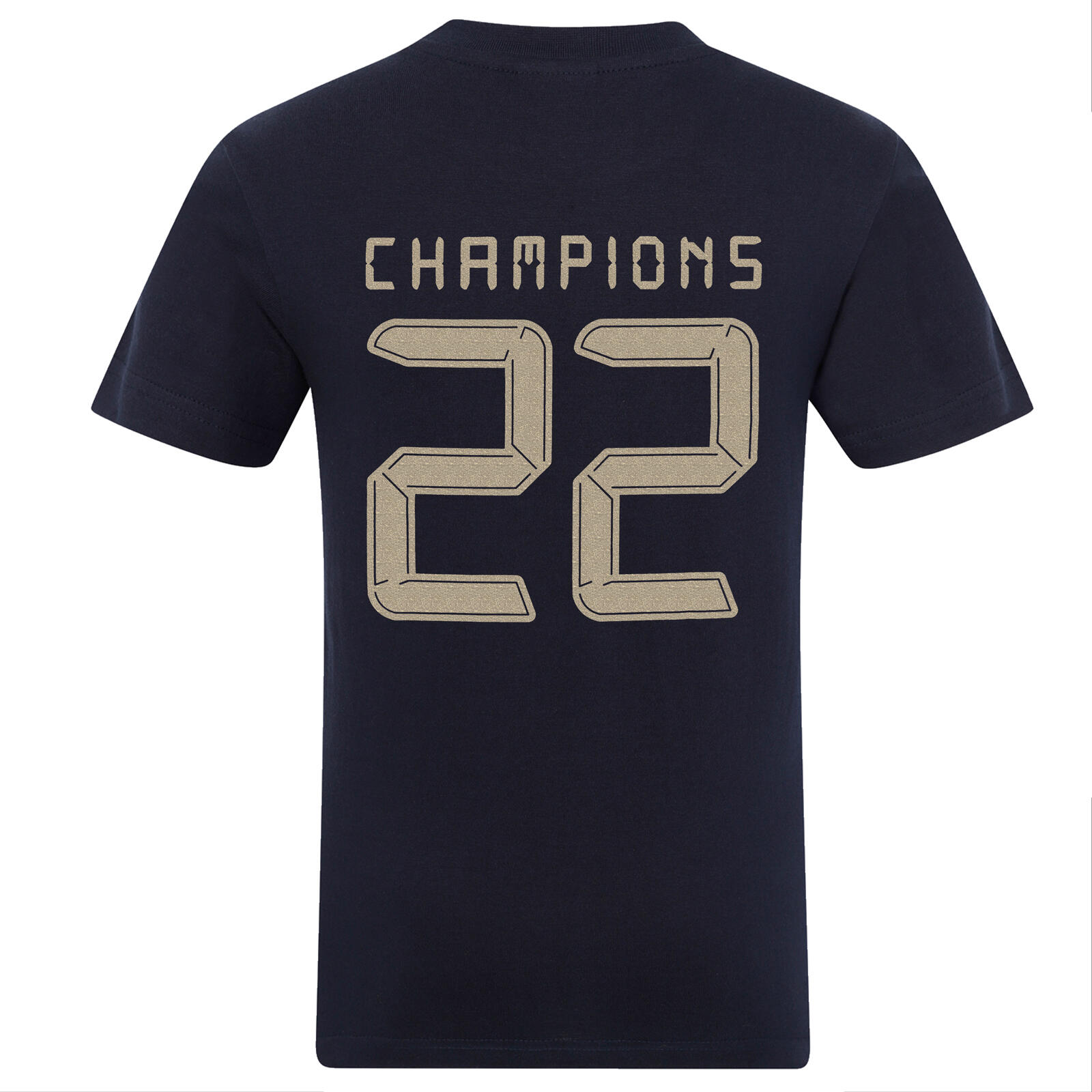 Manchester City FC Mens Kids T-Shirt Premier League Champions 2021/22 Official 2/4