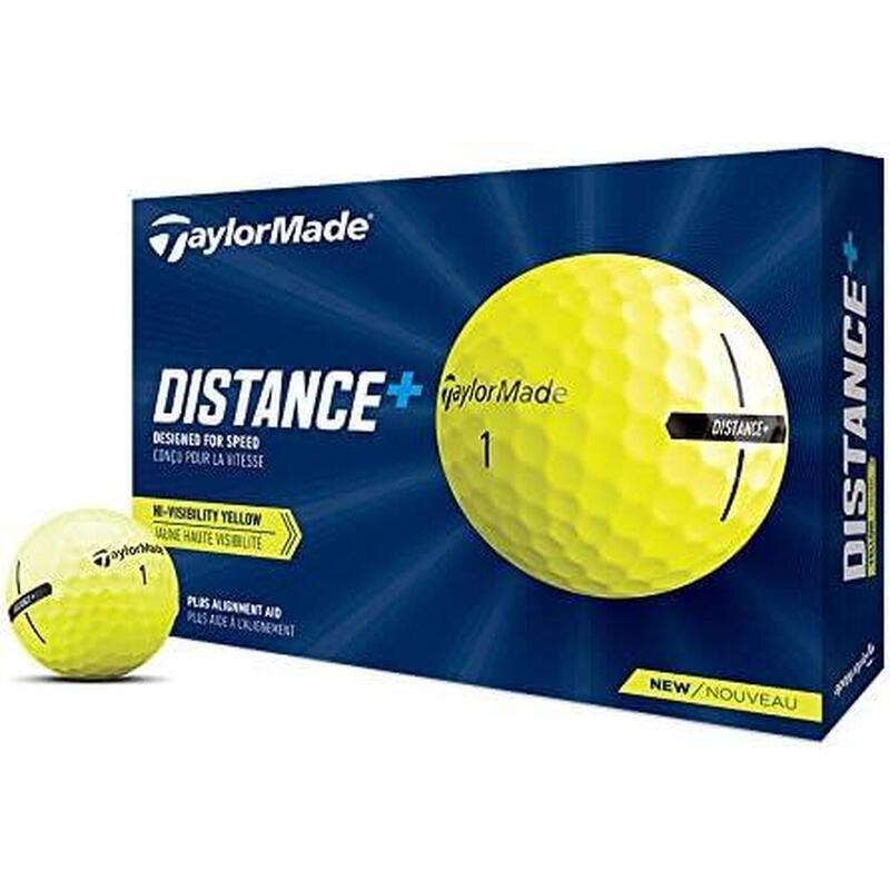 DISTANCE +  PALLONE DA GOLF X12 giallo
