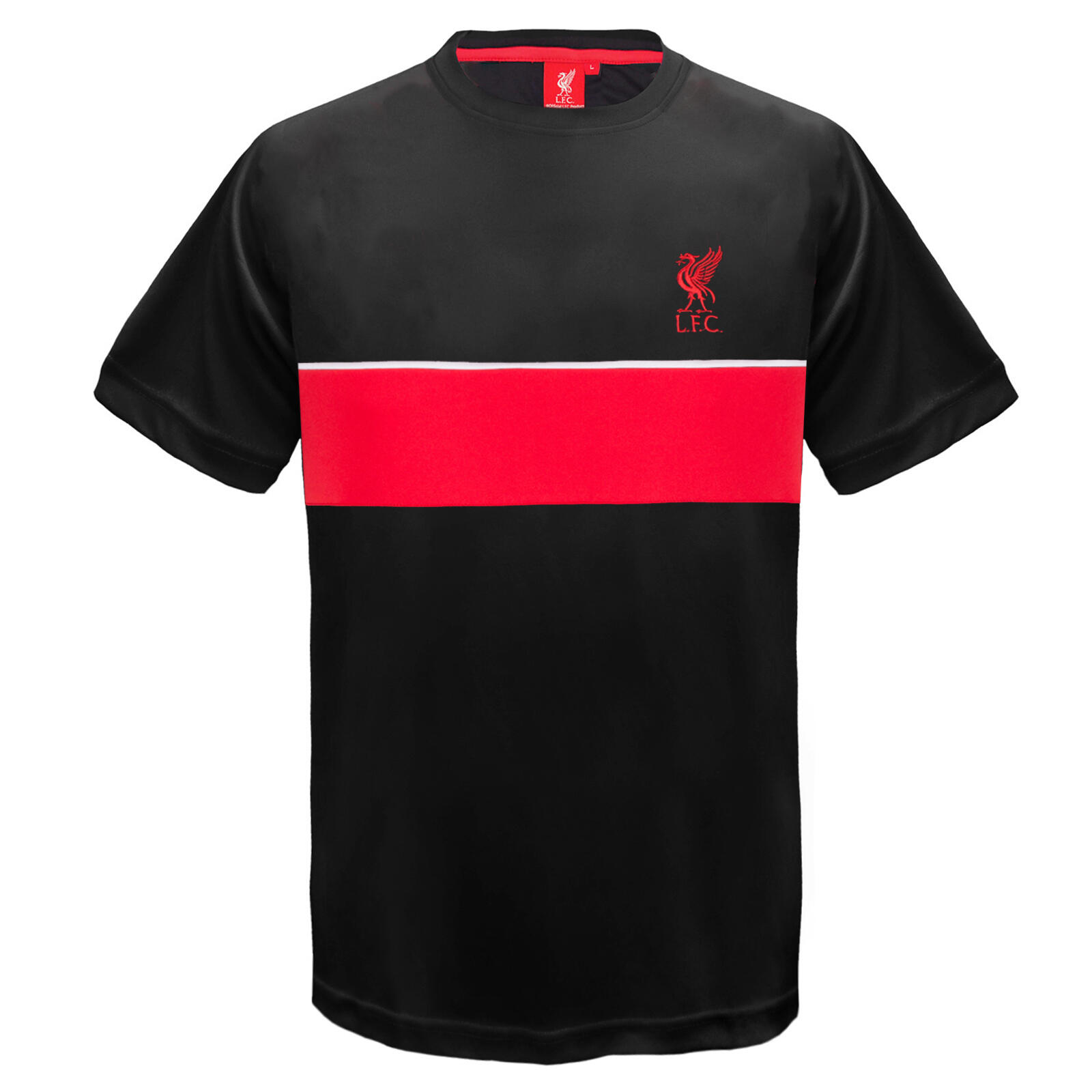 LIVERPOOL FC Liverpool FC Boys T-Shirt Poly Training Kit Kids OFFICIAL Football Gift