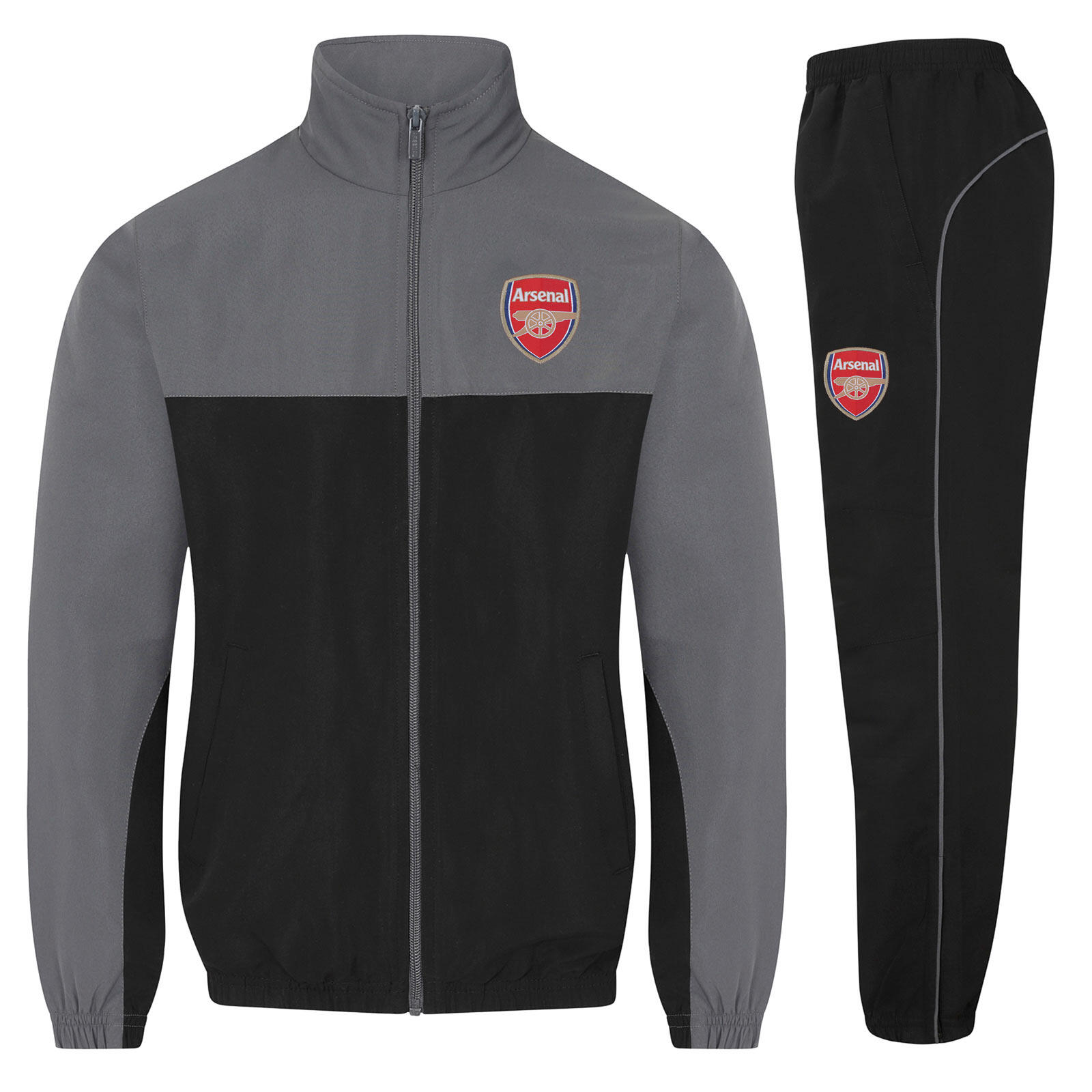 ARSENAL Arsenal FC Boys Tracksuit Jacket & Pants Set Kids OFFICIAL Football Gift