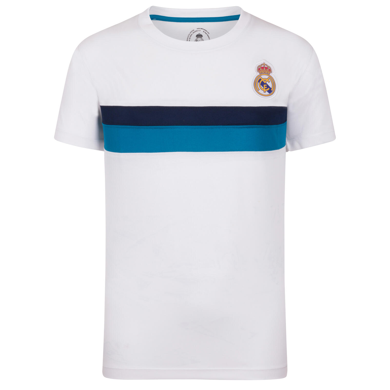 Real Madrid Boys T-Shirt Poly Training Kit Kids OFFICIAL Football Gift 1/2