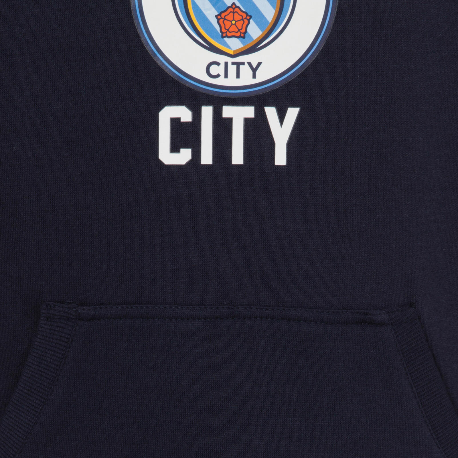 Manchester City Boys Hoody Fleece Graphic Kids OFFICIAL Football Gift 3/4