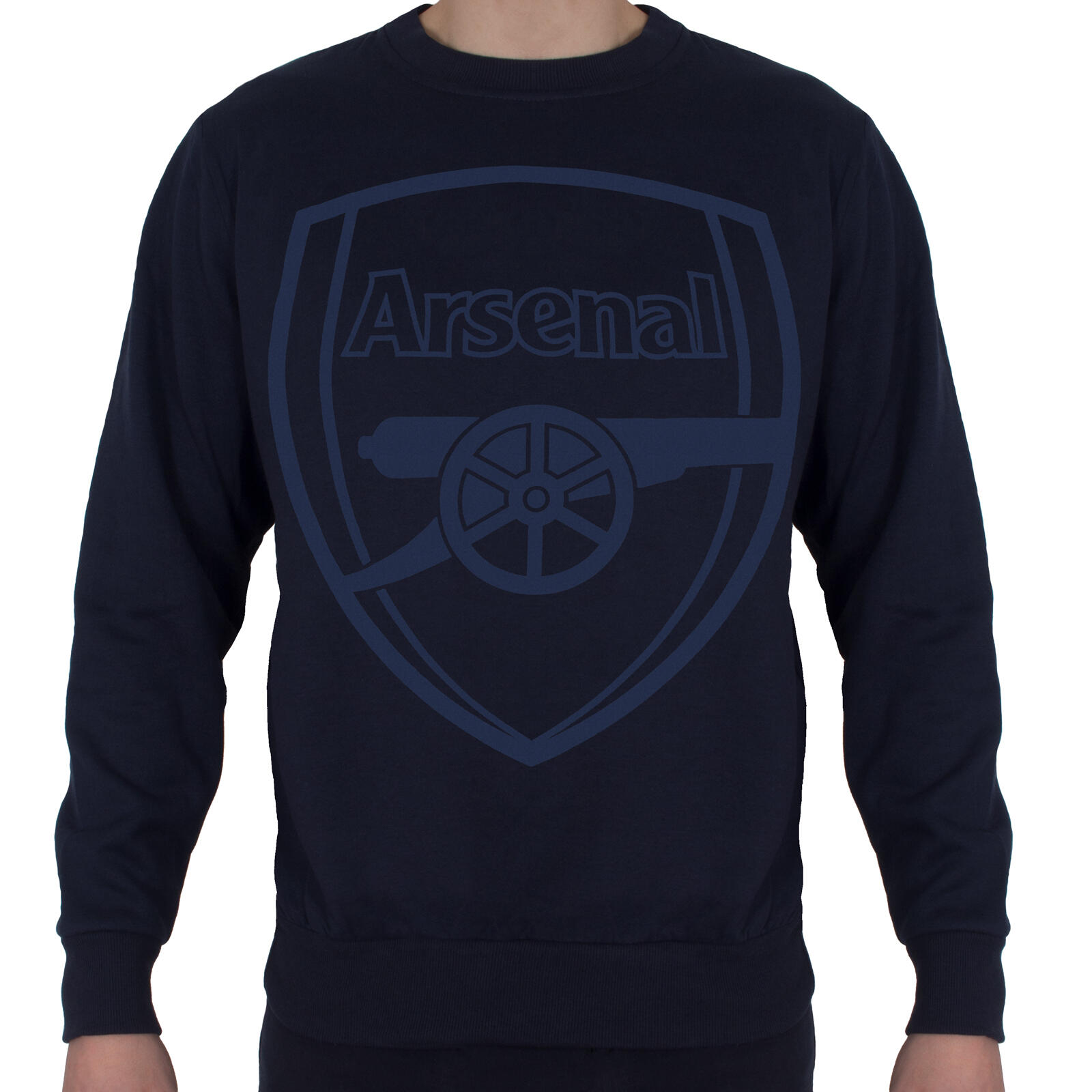 Arsenal FC Mens Sweatshirt Graphic Top OFFICIAL Football Gift 1/2
