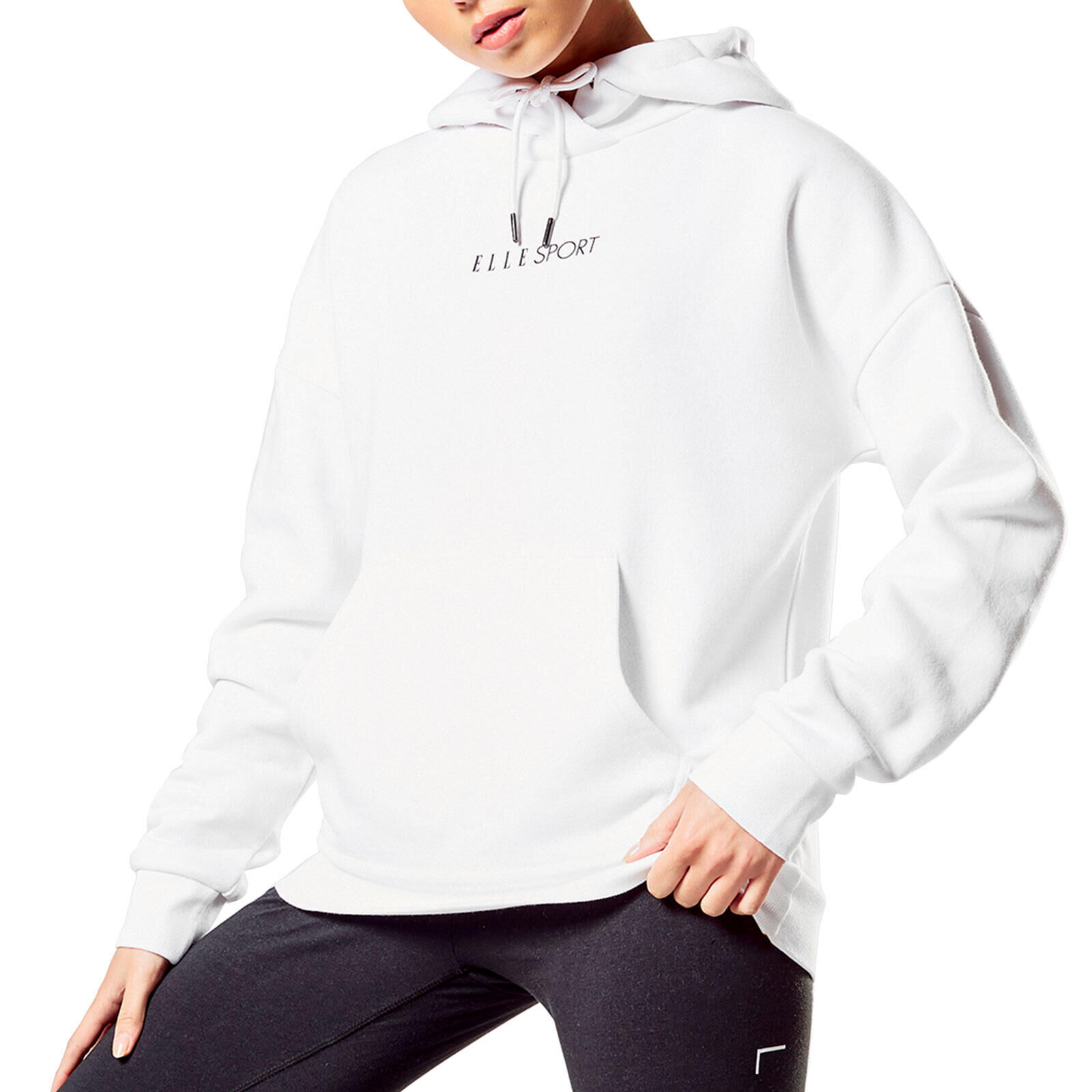 Elle Sport Signature Hoody Womens Black XS : : Fashion