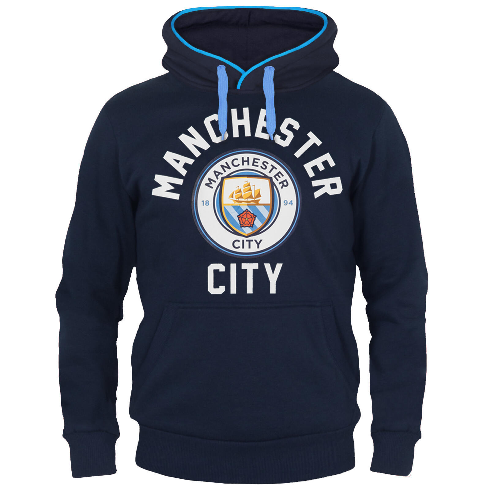 Manchester City Mens Hoody Fleece Graphic OFFICIAL Football Gift 1/5