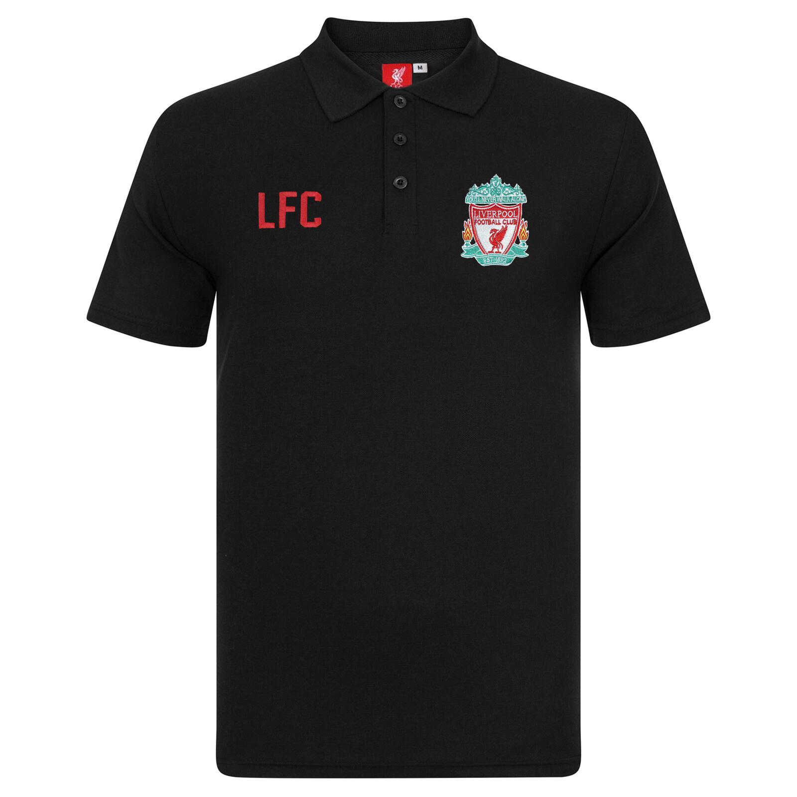 Liverpool FC Mens Polo Shirt Crest OFFICIAL Football Gift 5/5