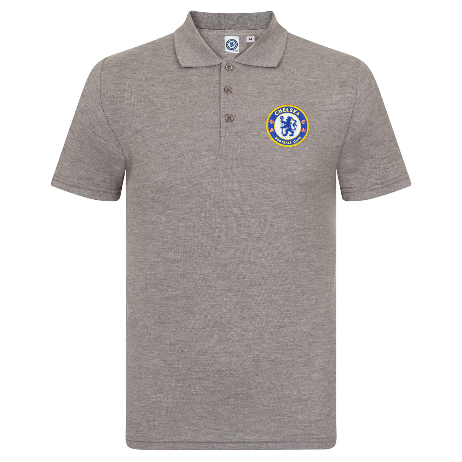 CHELSEA Chelsea FC Mens Polo Shirt Crest OFFICIAL Football Gift