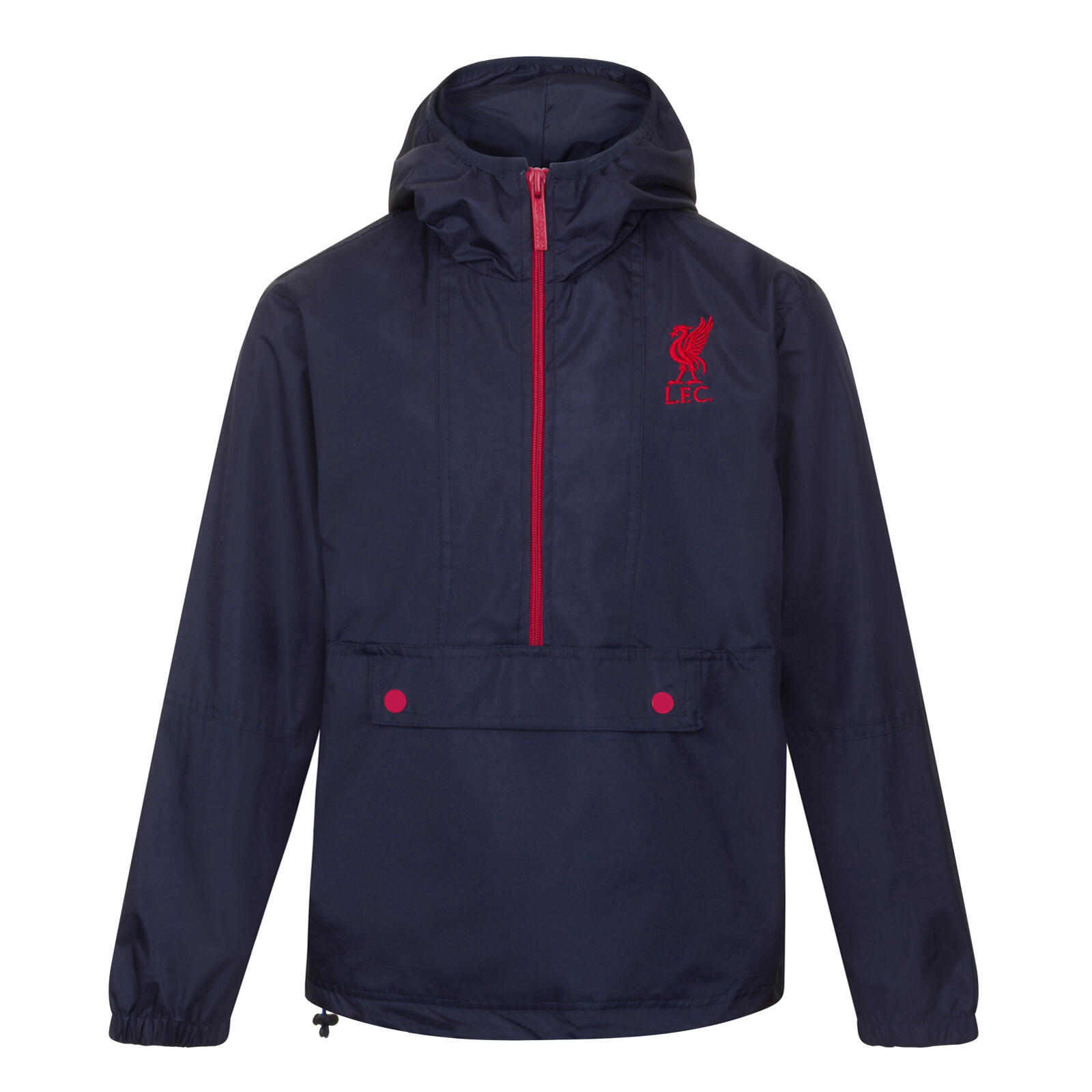 LIVERPOOL FC Liverpool FC Mens Jacket Shower Windbreaker OFFICIAL Football Gift