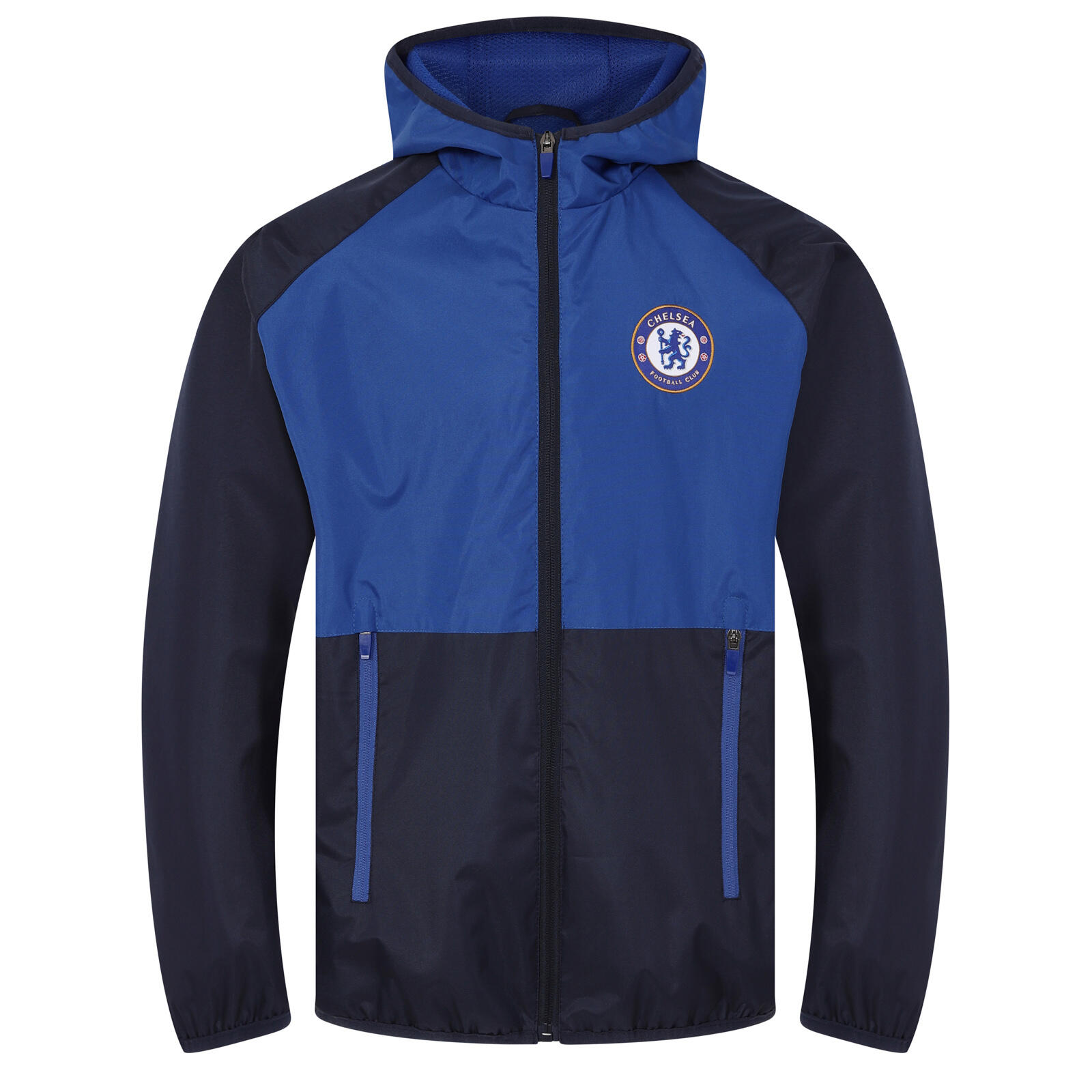CHELSEA Chelsea FC Boys Jacket Shower Windbreaker Kids OFFICIAL Football Gift