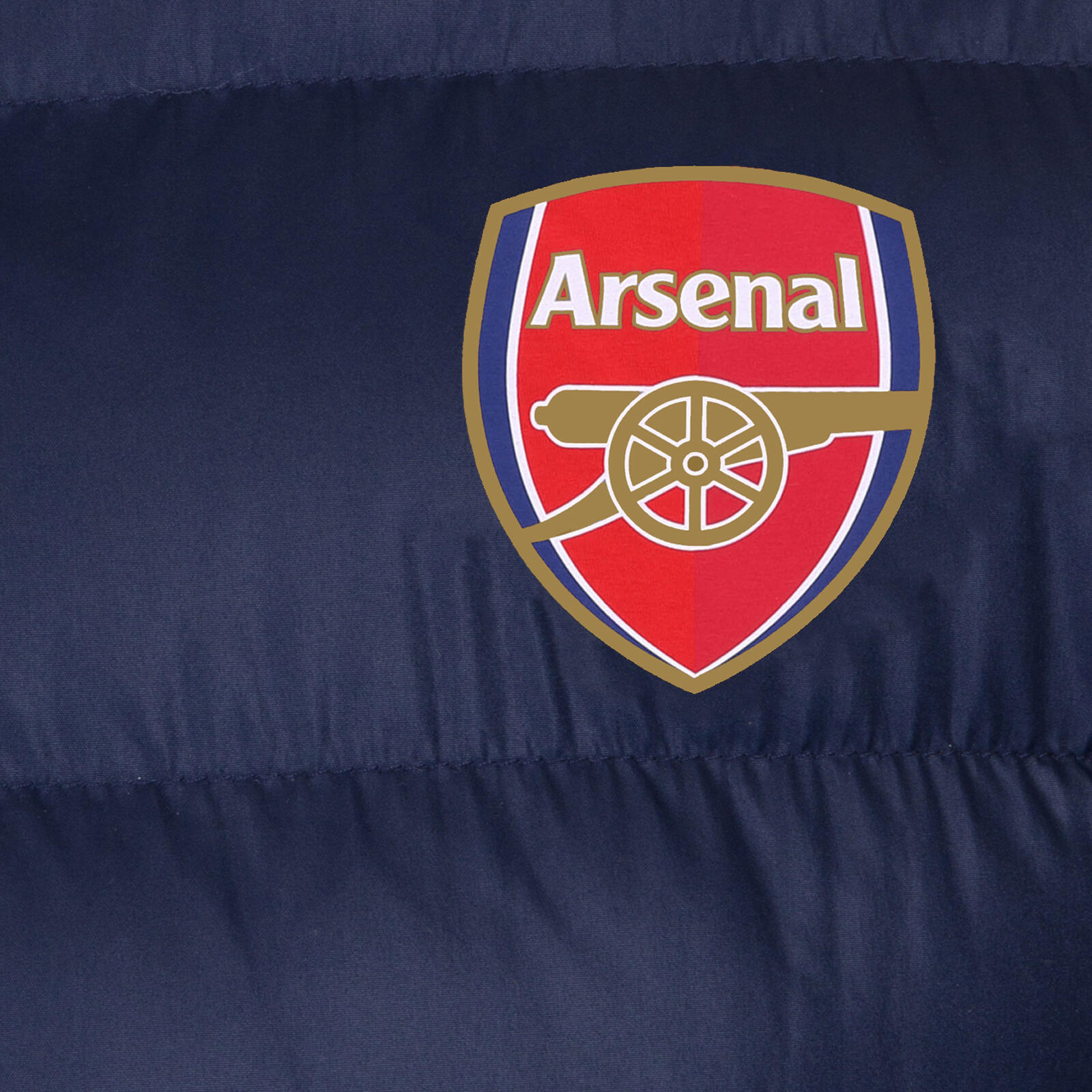 Arsenal FC Mens Jacket Hooded Winter Quilted OFFICIAL Football Gift 2/3
