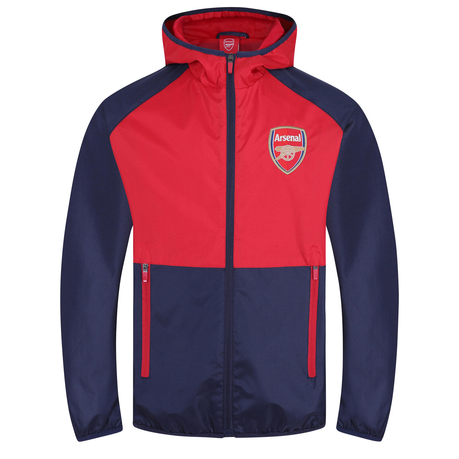 Arsenal FC Boys Jacket Shower Windbreaker Kids OFFICIAL Football Gift 1/5