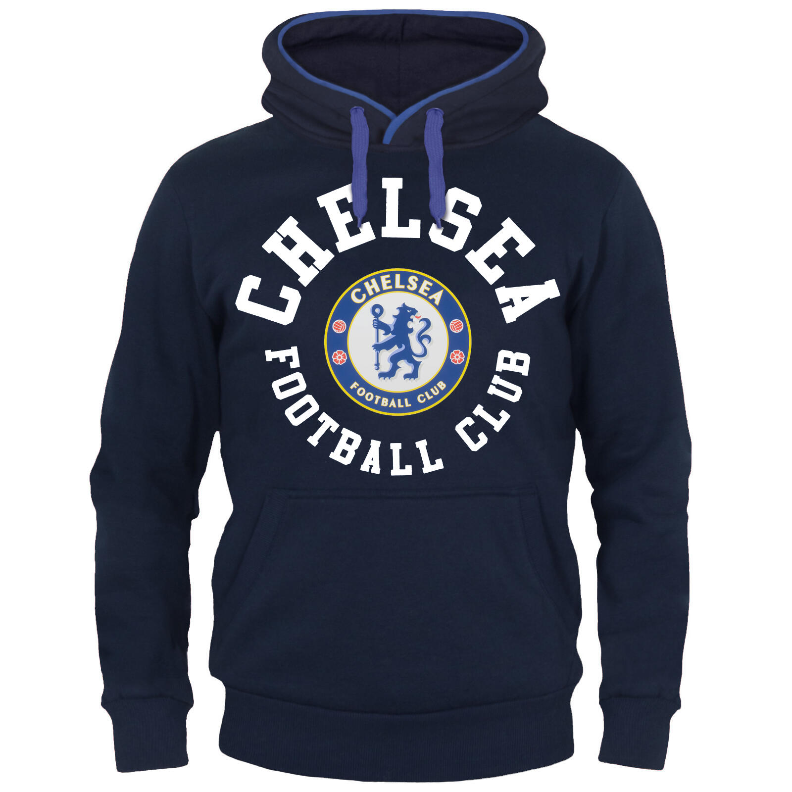 CHELSEA Chelsea FC Mens Hoody Fleece Graphic OFFICIAL Football Gift