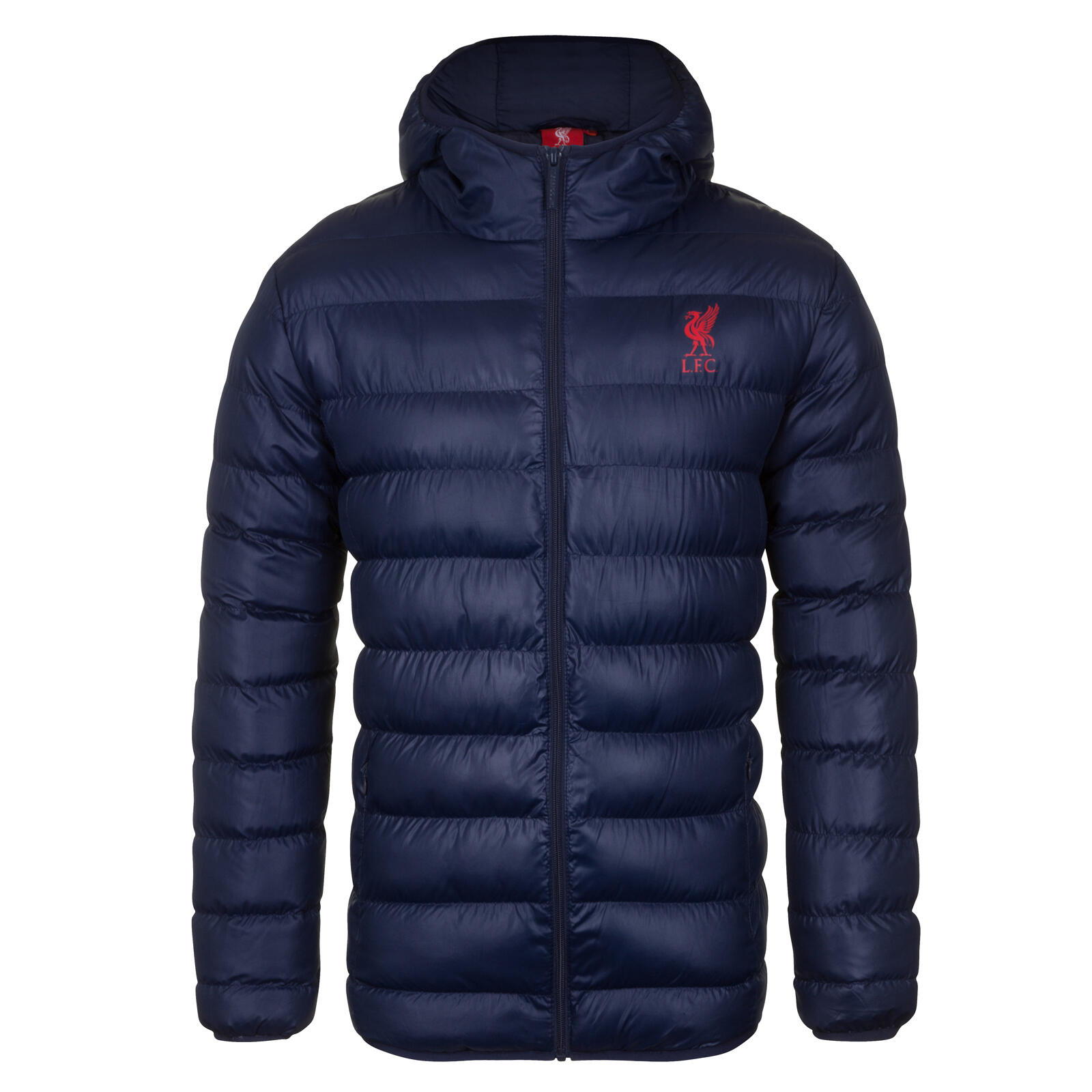 LIVERPOOL FC Liverpool FC Mens Jacket Hooded Winter Quilted OFFICIAL Football Gift