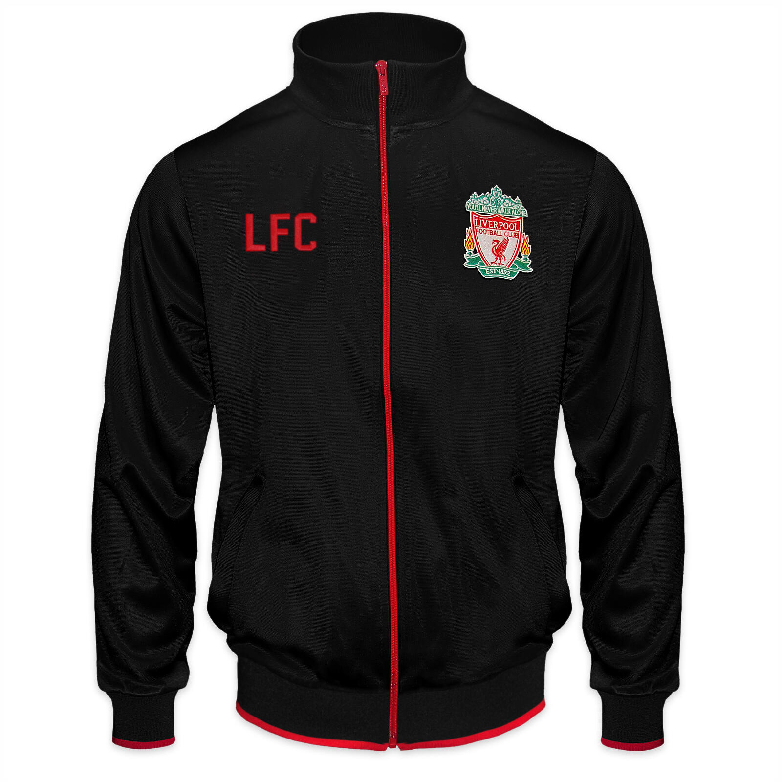 Liverpool FC Boys Jacket Track Top Retro Kids OFFICIAL Football Gift