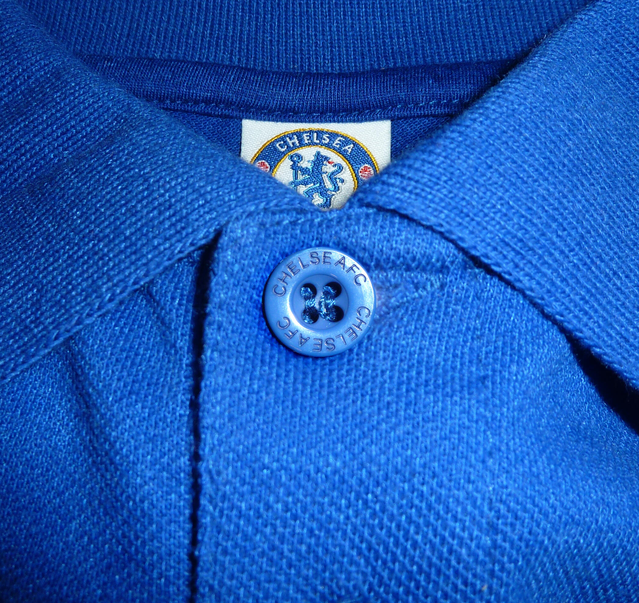 Chelsea FC Mens Polo Shirt Crest OFFICIAL Football Gift 3/4