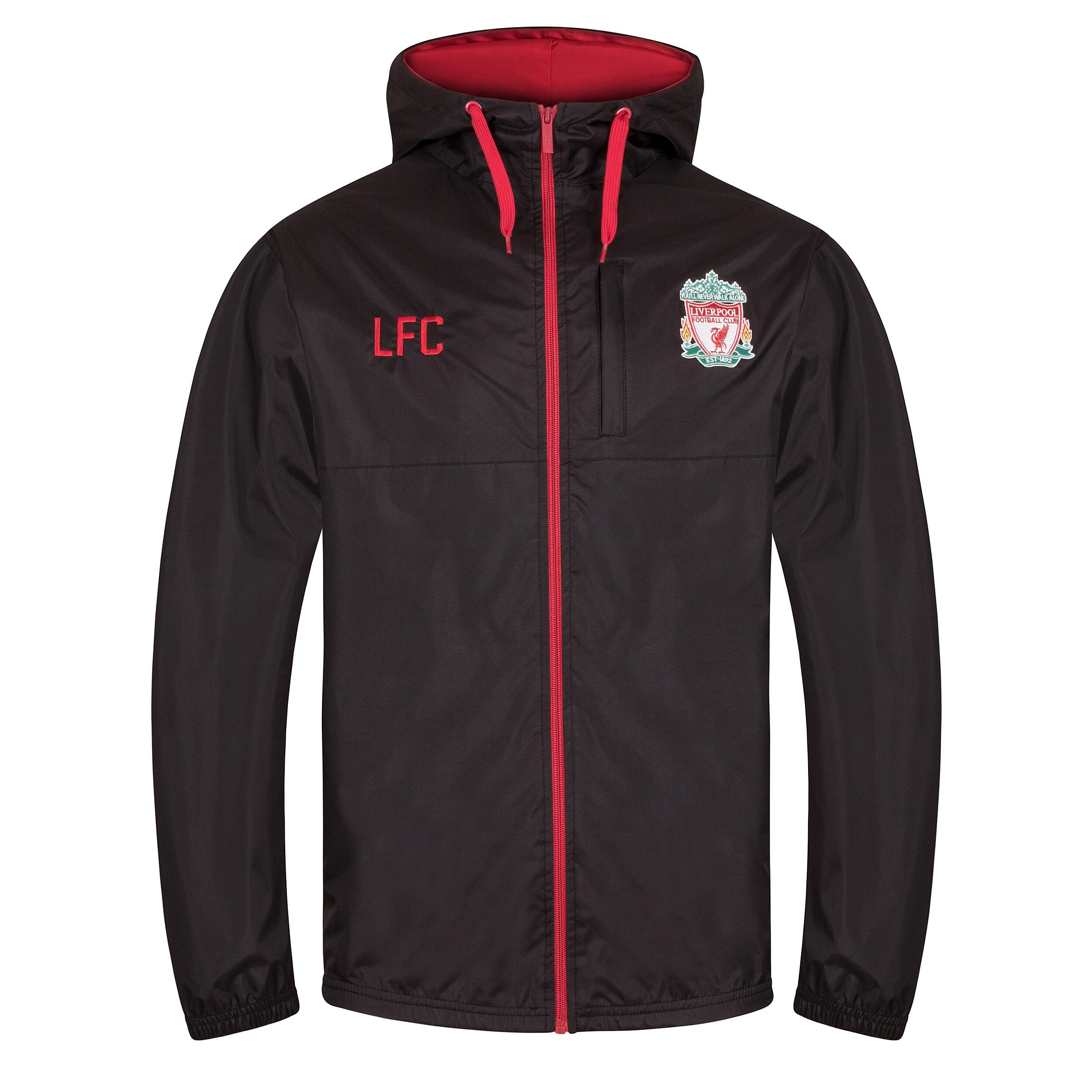 Liverpool FC Mens Jacket Shower Windbreaker OFFICIAL Football Gift 1/4