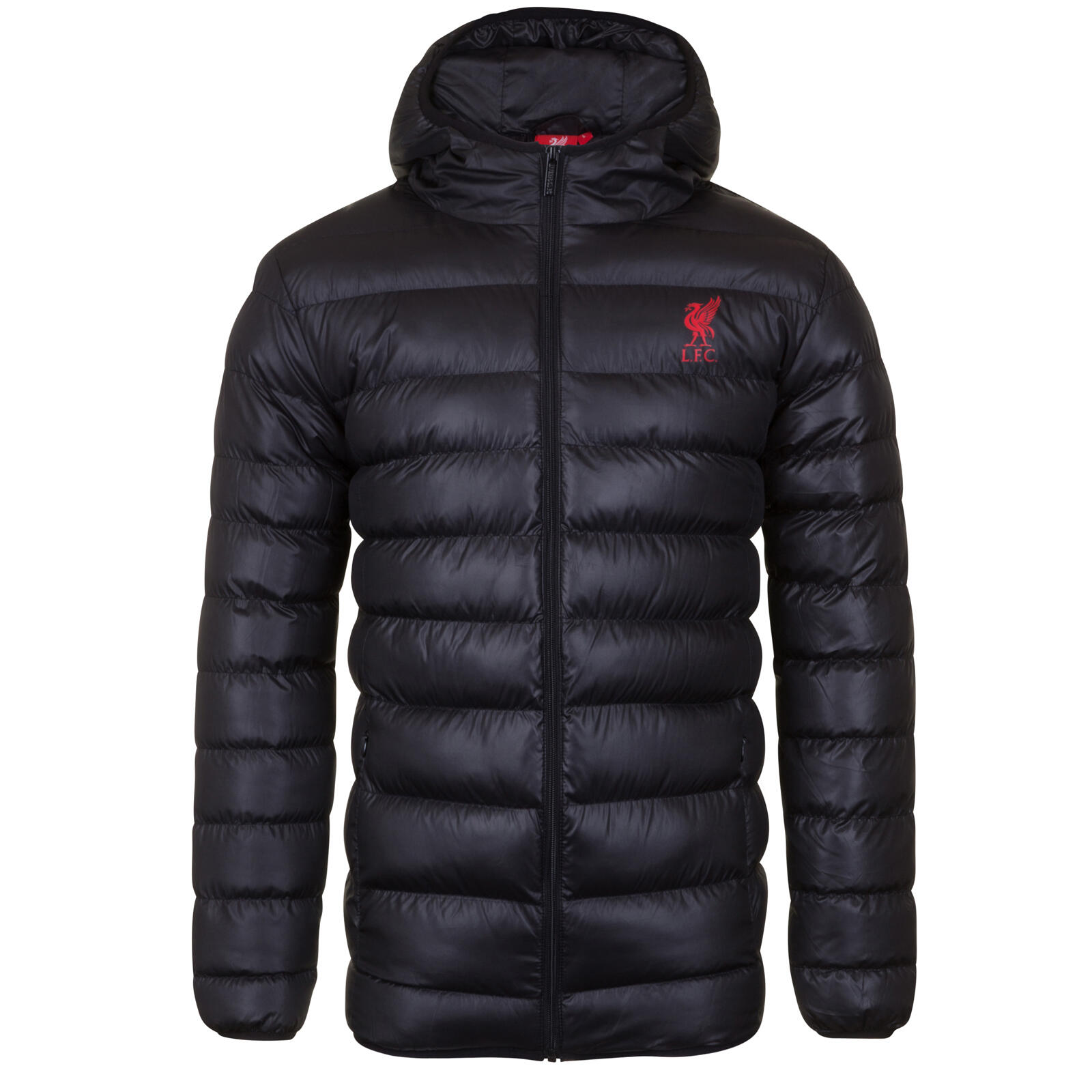 LIVERPOOL FC Liverpool FC Mens Jacket Hooded Winter Quilted OFFICIAL Football Gift
