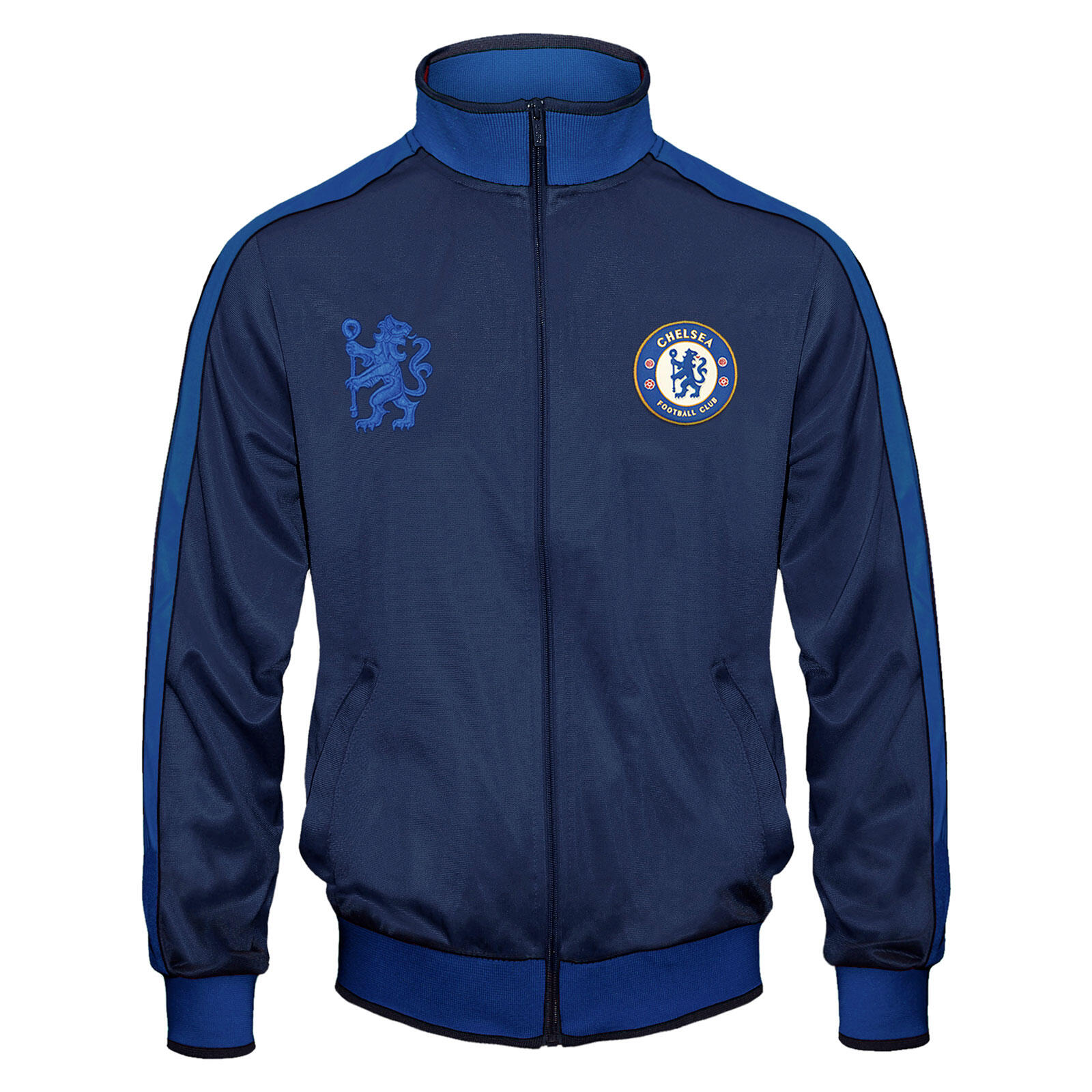 Chelsea Mens Jacket Track Top Retro OFFICIAL Football Gift