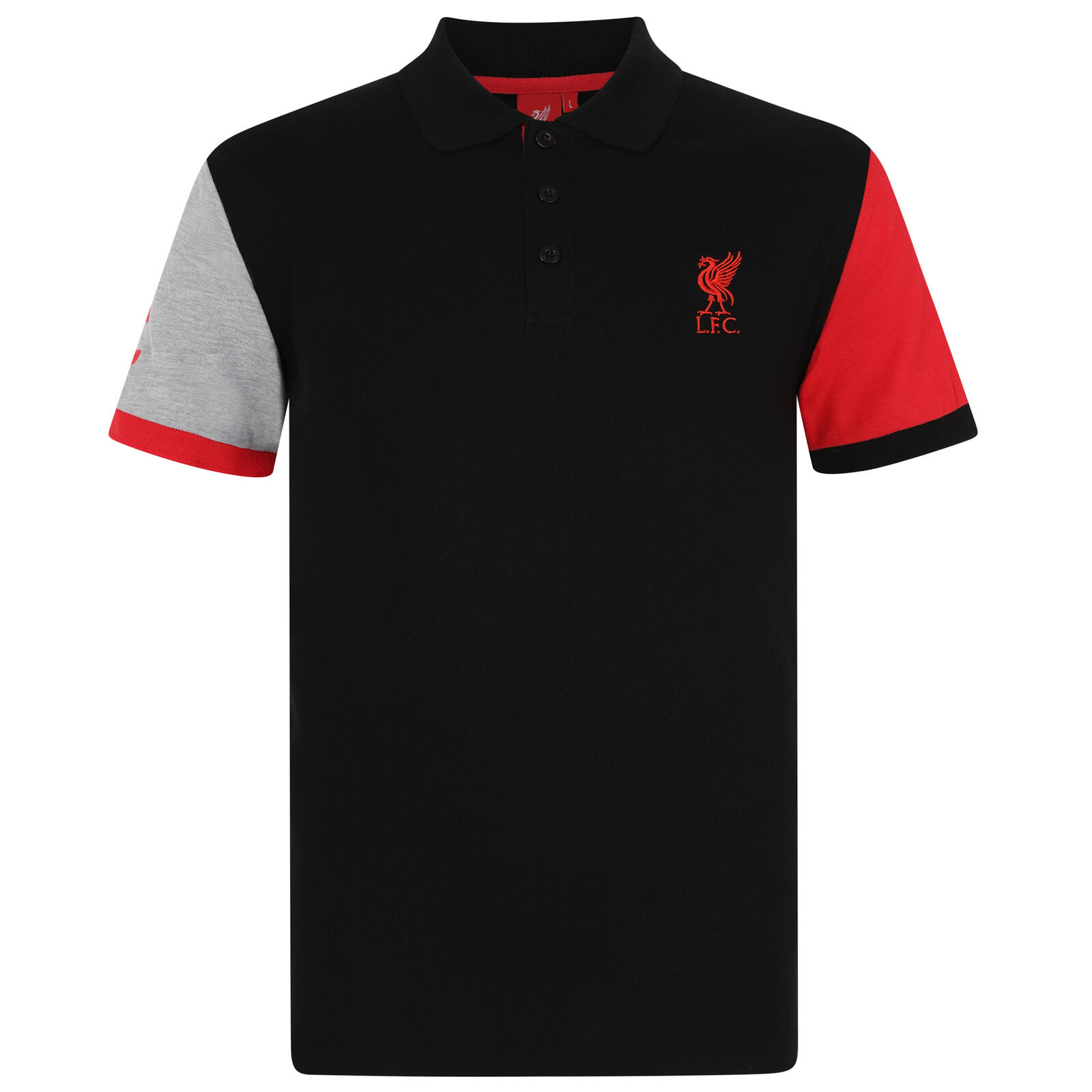LIVERPOOL FC Liverpool FC Mens Polo Shirt Crest OFFICIAL Football Gift
