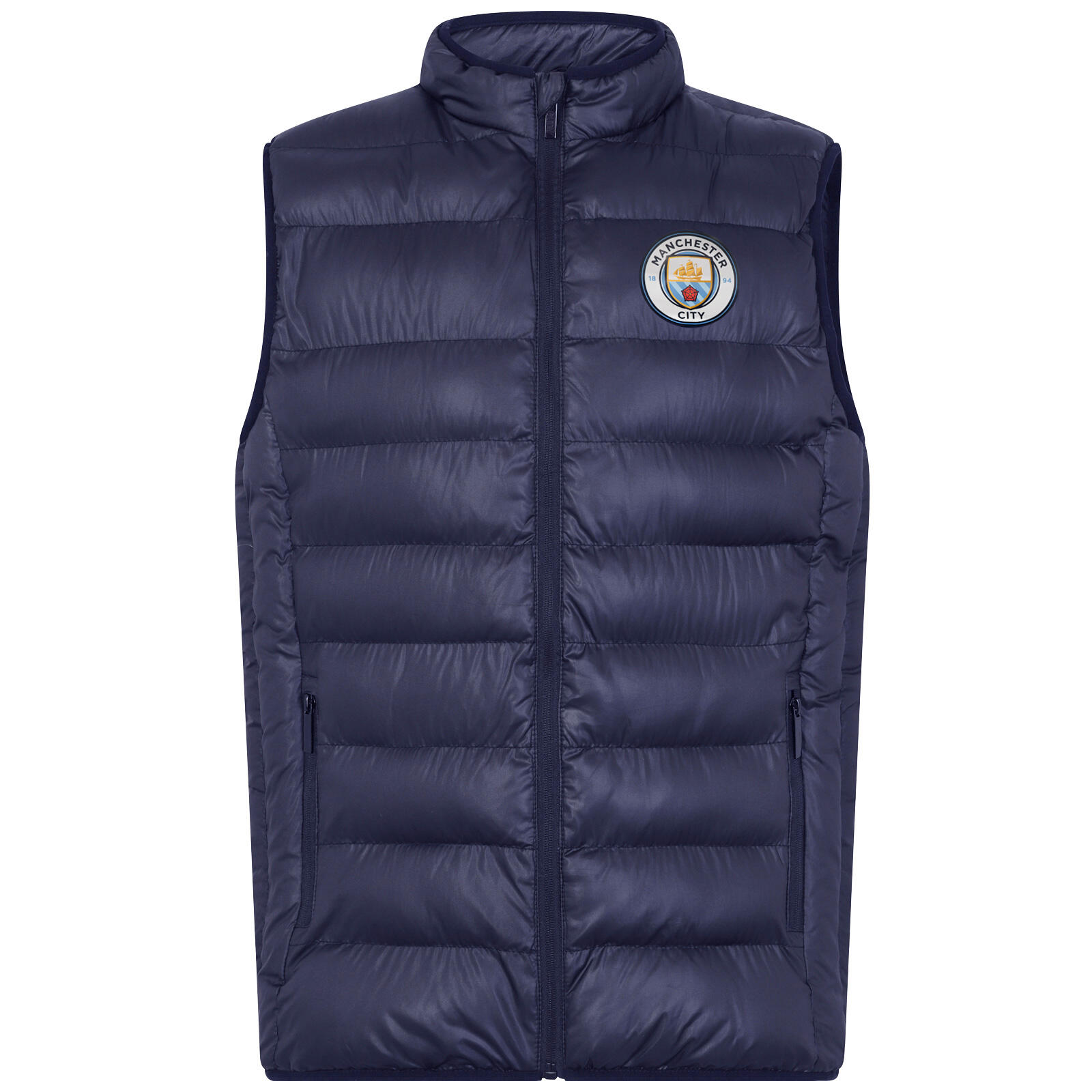 MANCHESTER CITY Manchester City Boys Gilet Jacket Body Warmer Padded Kids OFFICIAL Gift