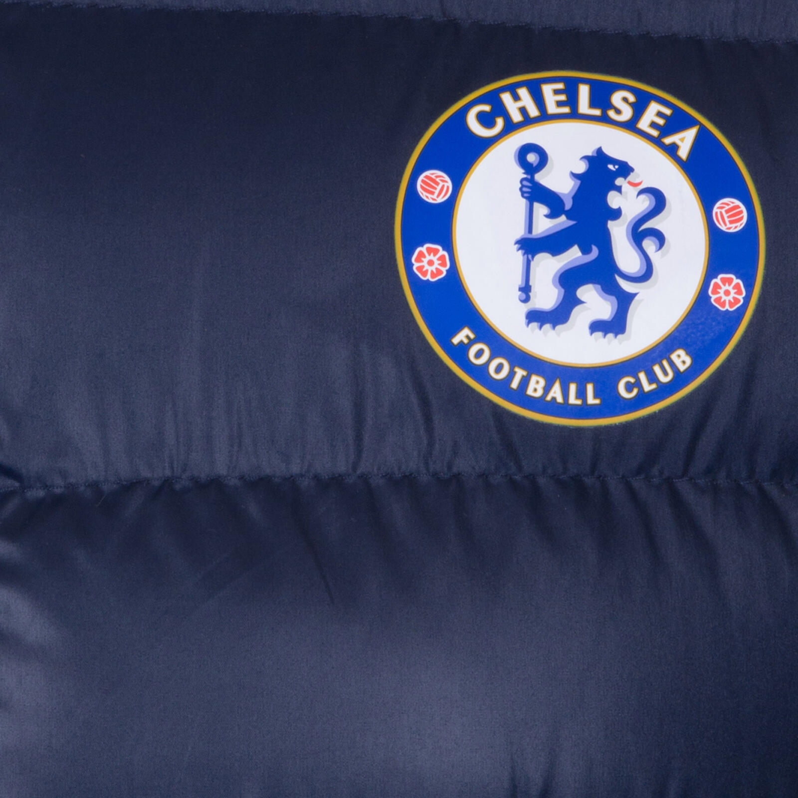 Doudoune Chelsea FC Officielle Pour Garçon - Matelassée, à Capuche, Blason Brodé