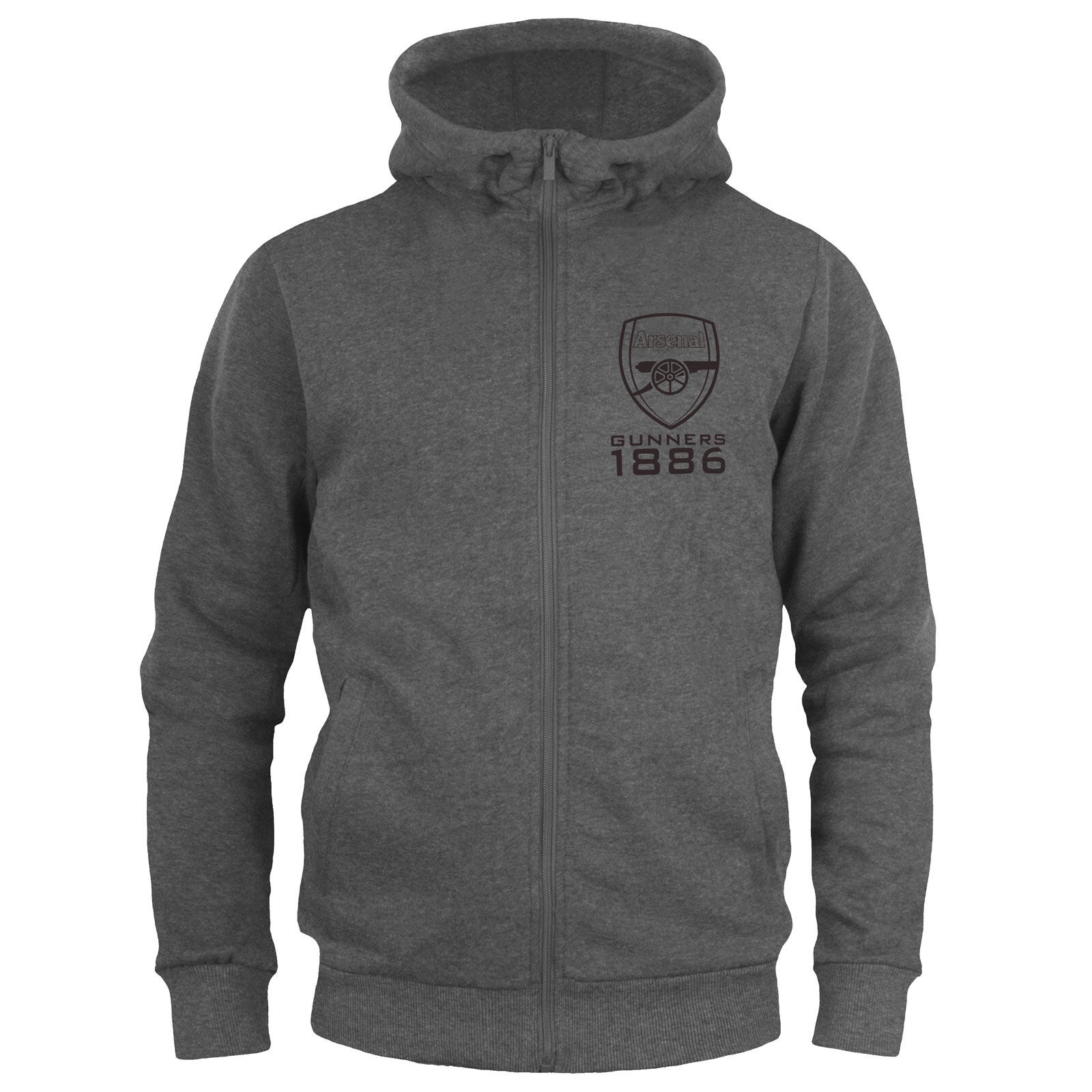 Arsenal FC Boys Hoody Zip Fleece Kids OFFICIAL Football Gift 1/1