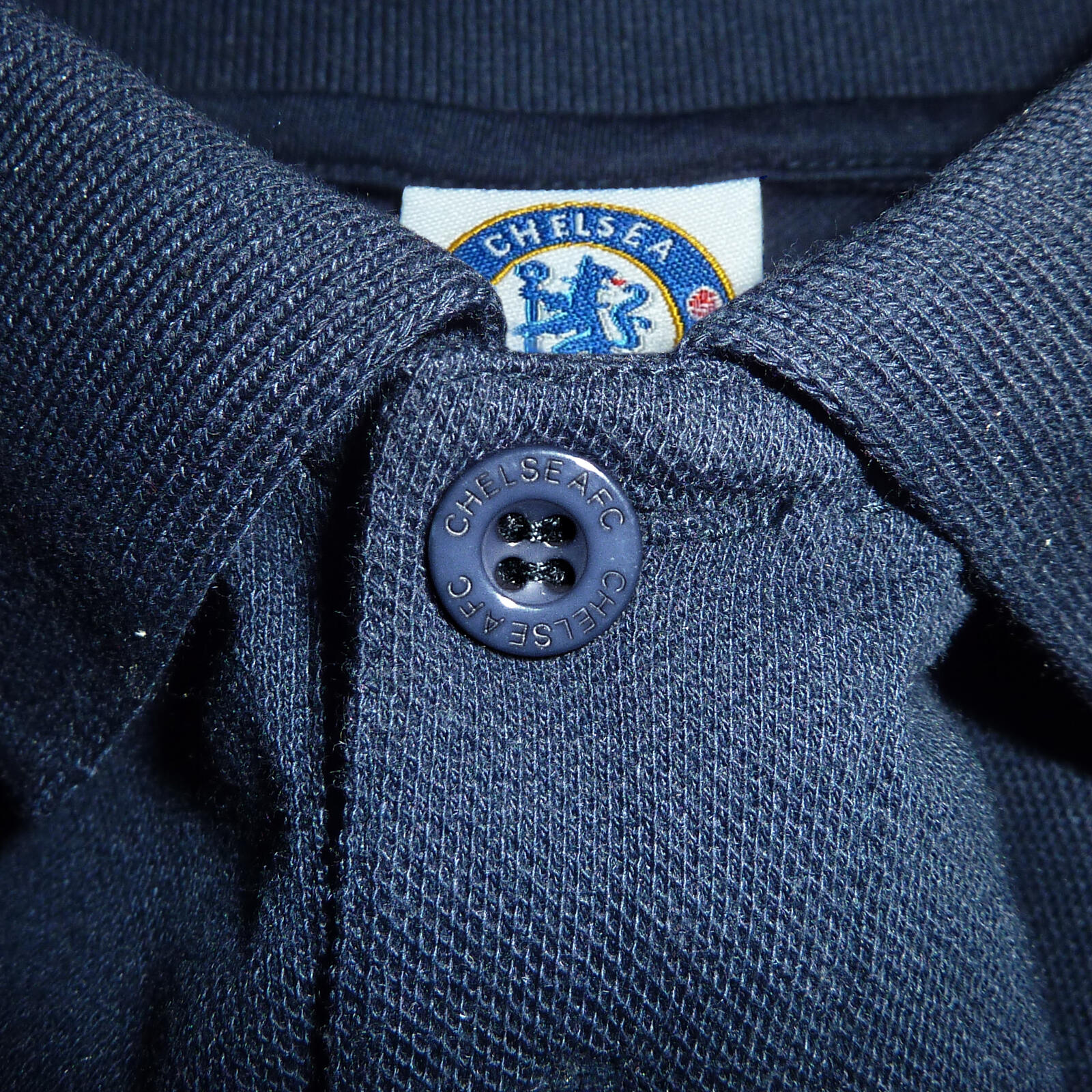 Chelsea FC Mens Polo Shirt Crest OFFICIAL Football Gift 3/4